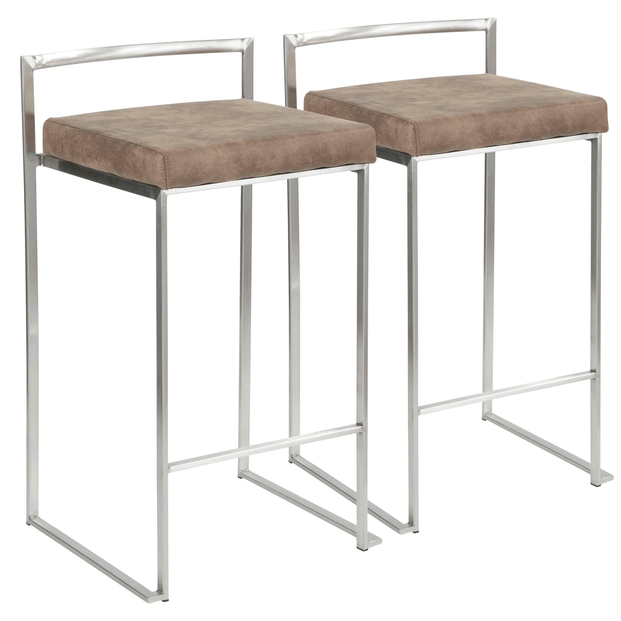 Fuji - Contemporary Elegant Stackable Counter Stool Set - Image 4