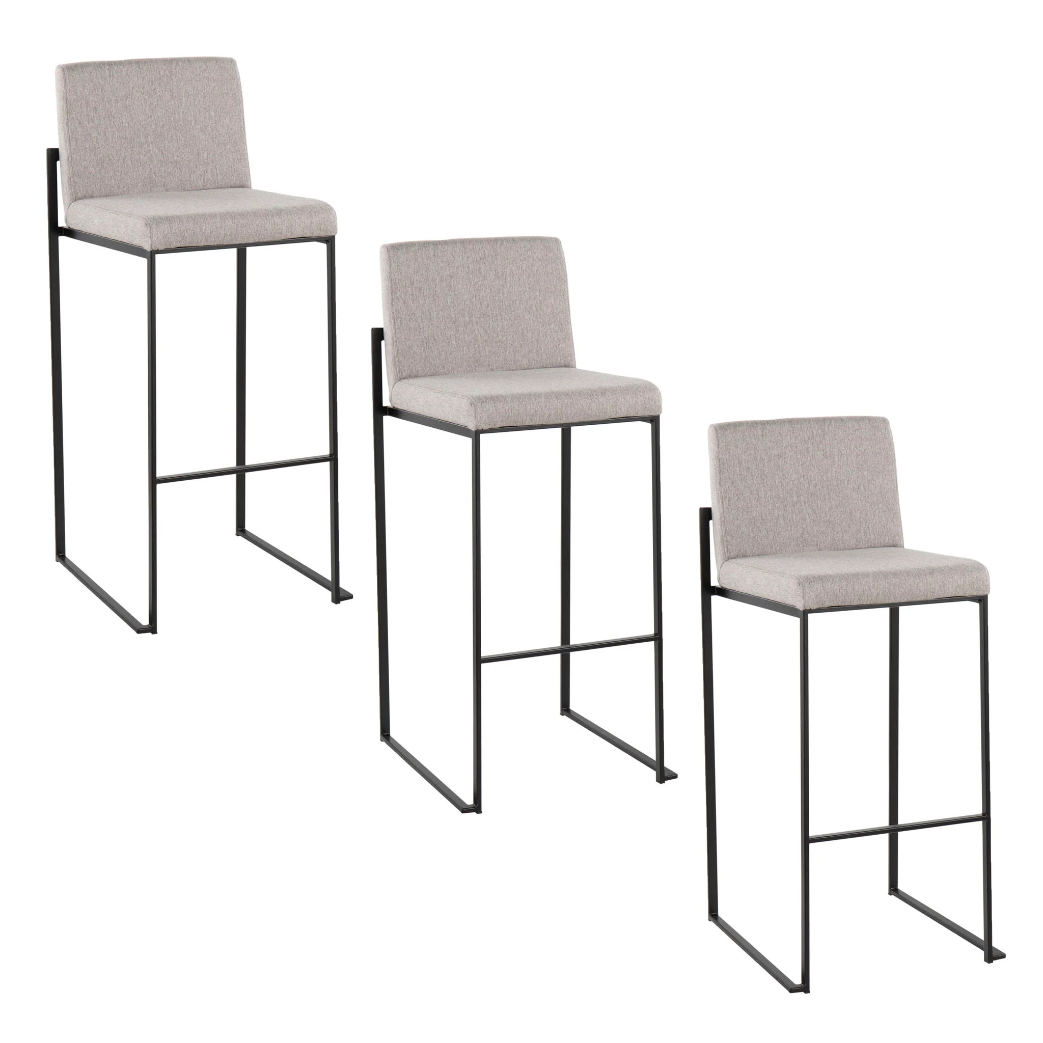 Fuji - Contemporary High Back Barstool Elegant Design - Image 121