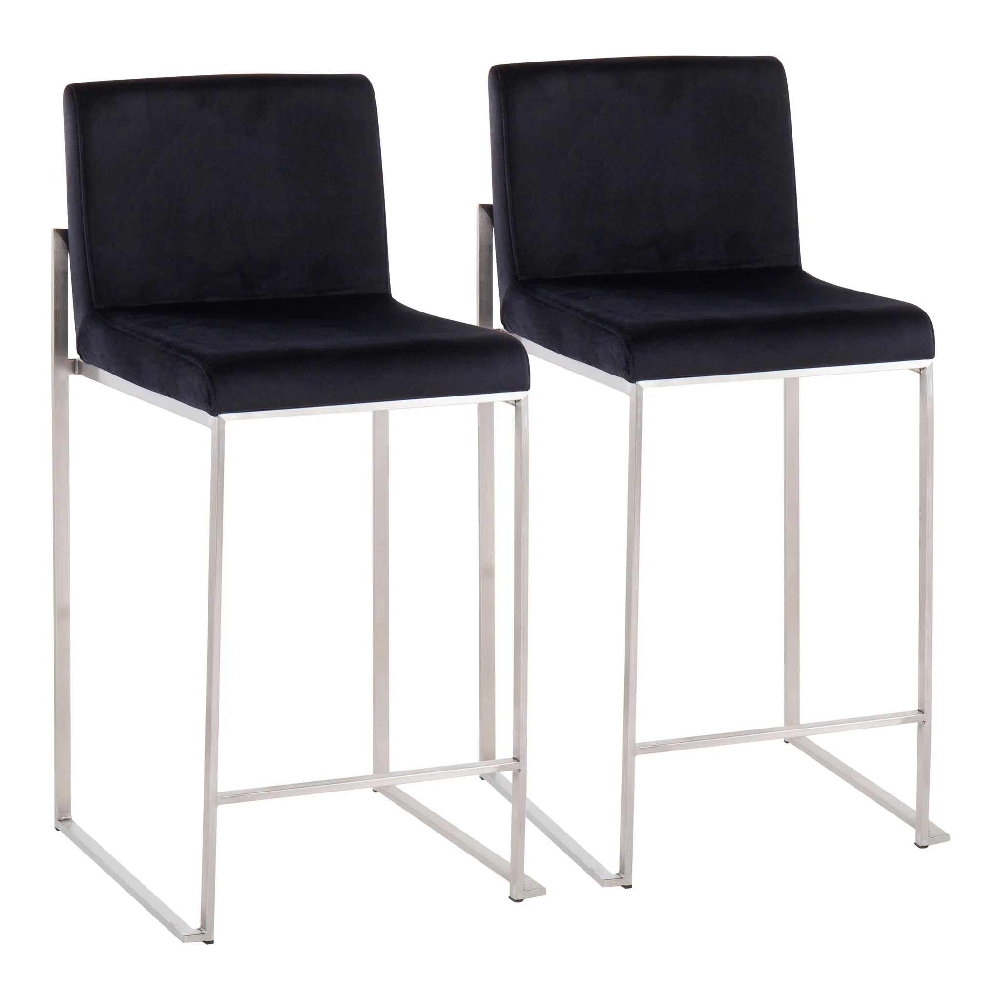 Fuji - Contemporary High Back Counter Stool, Functional Design - Image 11