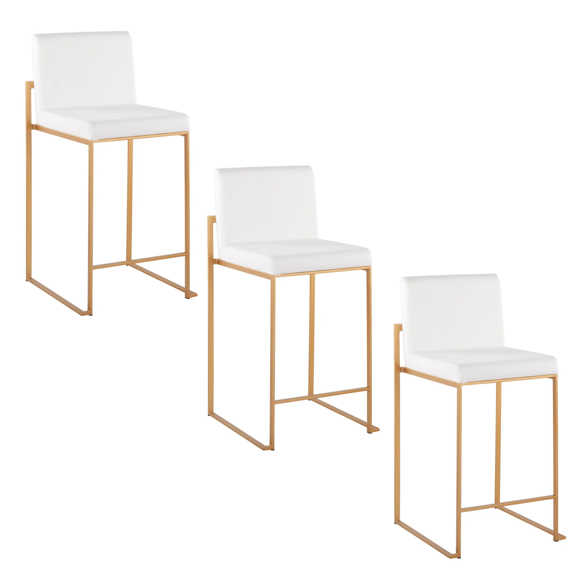 Fuji - Contemporary High Back Stylish Counter Stool - Image 7