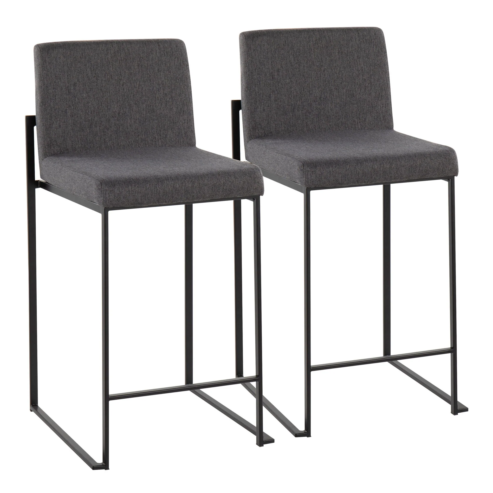 Fuji - Contemporary Modern Elegance, High Back Counter Stool - Image 3