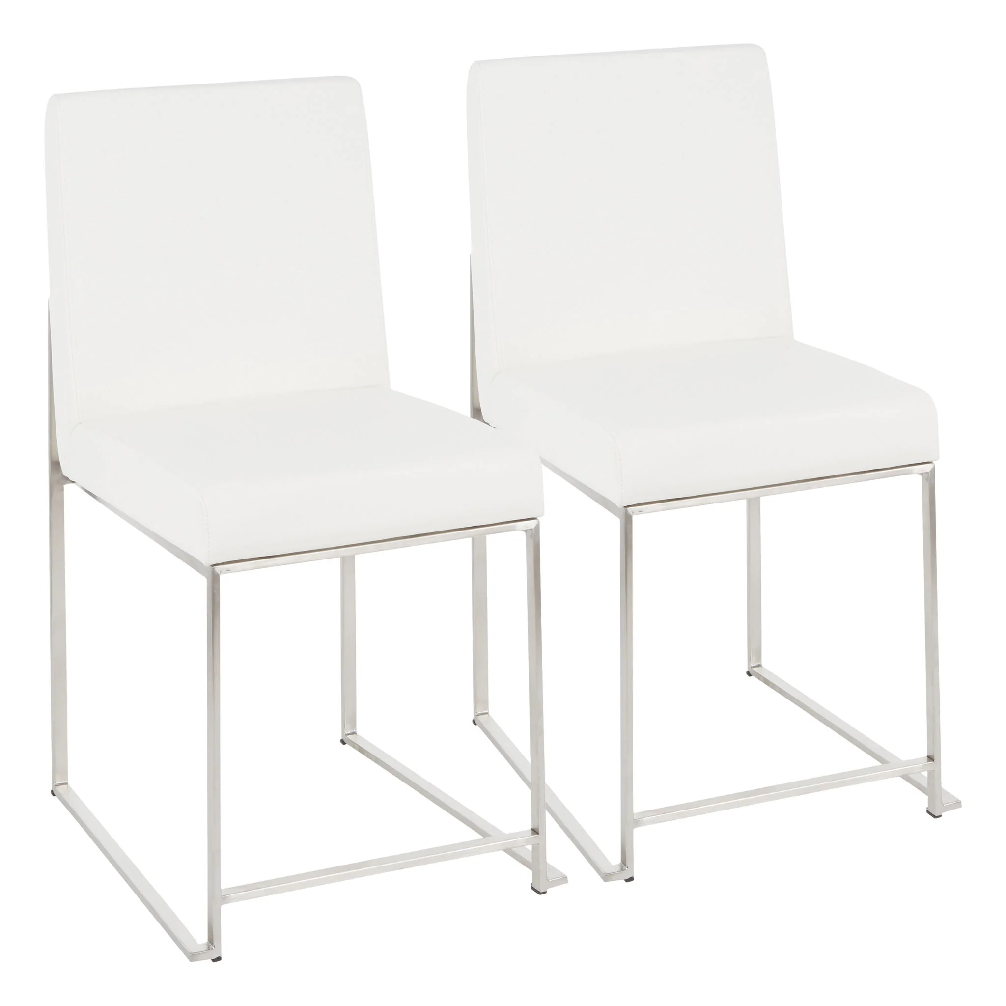 Fuji - Contemporary Modern Elegance High Back Dining Chair (Set of 2) - Image 6