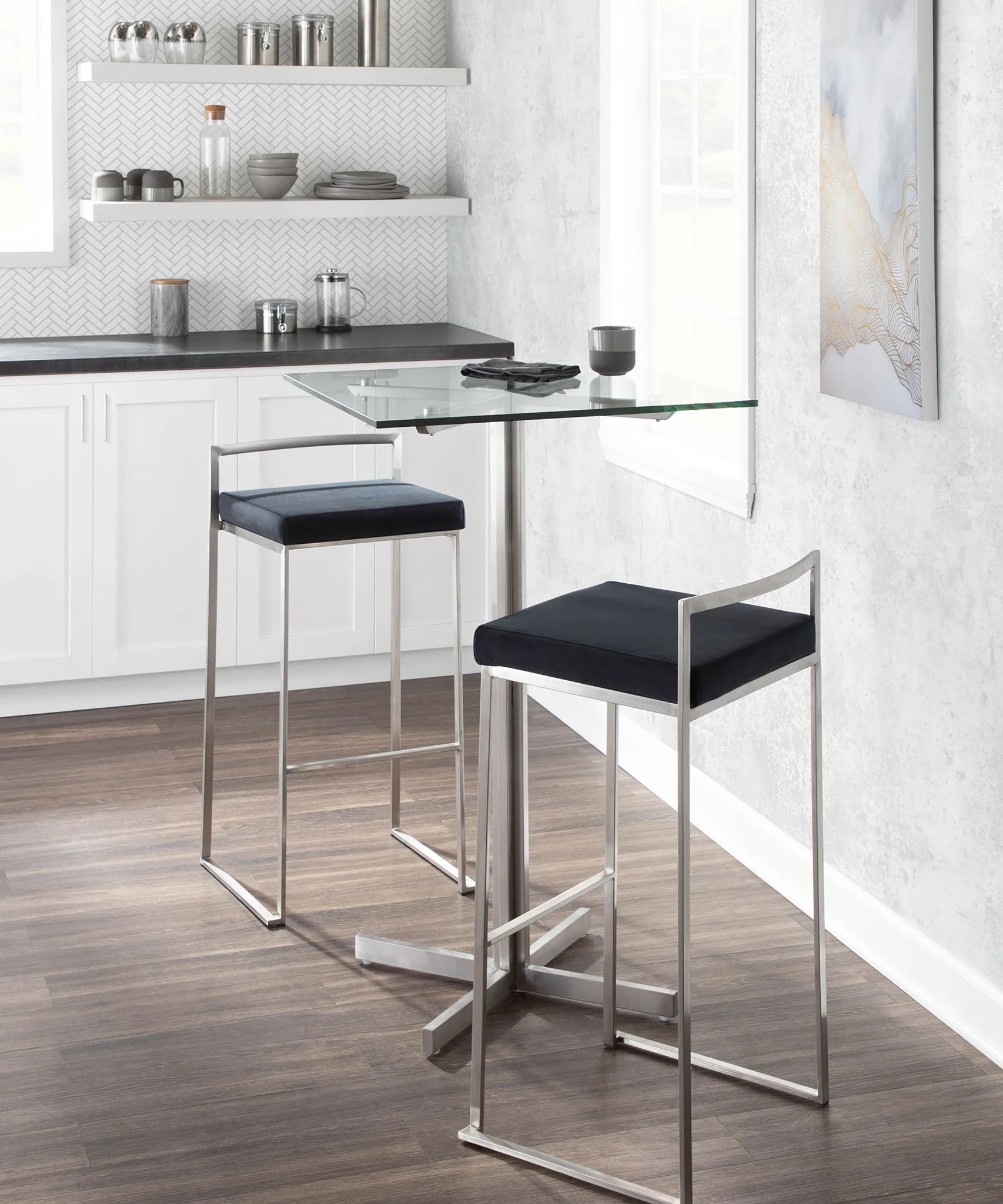 Fuji - Contemporary Stackable Design Barstool - Image 38