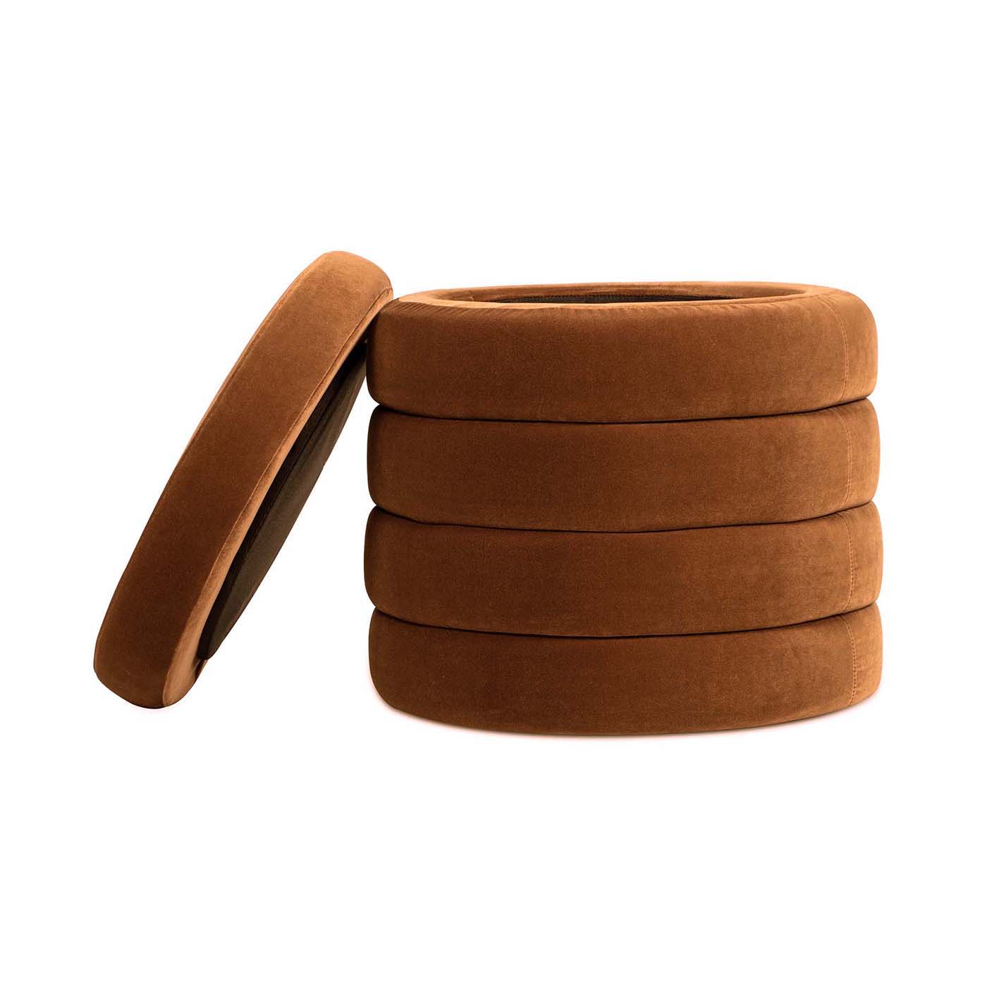 Fuji - Oversized Round Storage Ottoman - Image 35