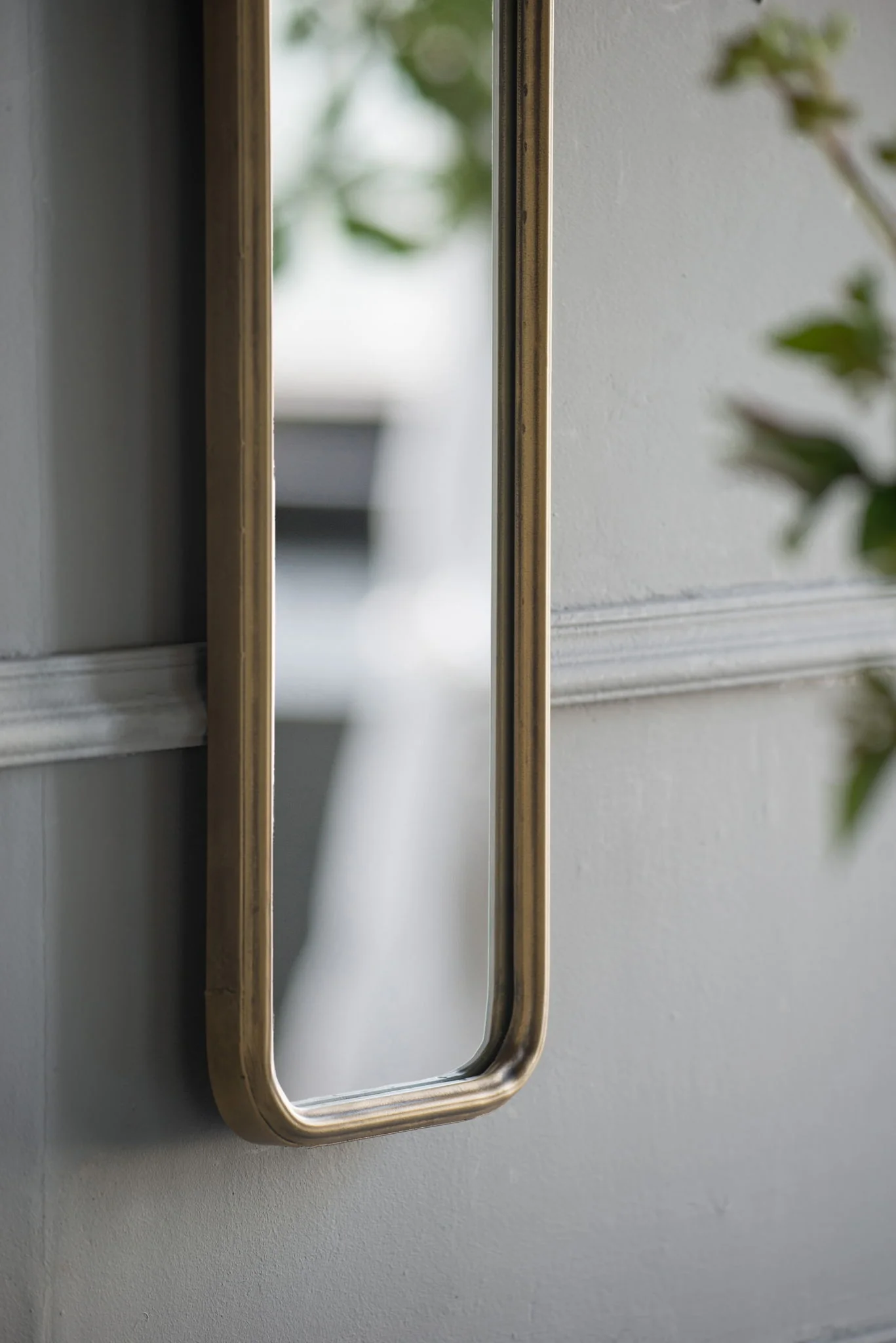Full Length Mirror With AntiqueMetal Frame, Long Mirror For Hallway Living Room Bedroom Bathroom - Gold - Image 5
