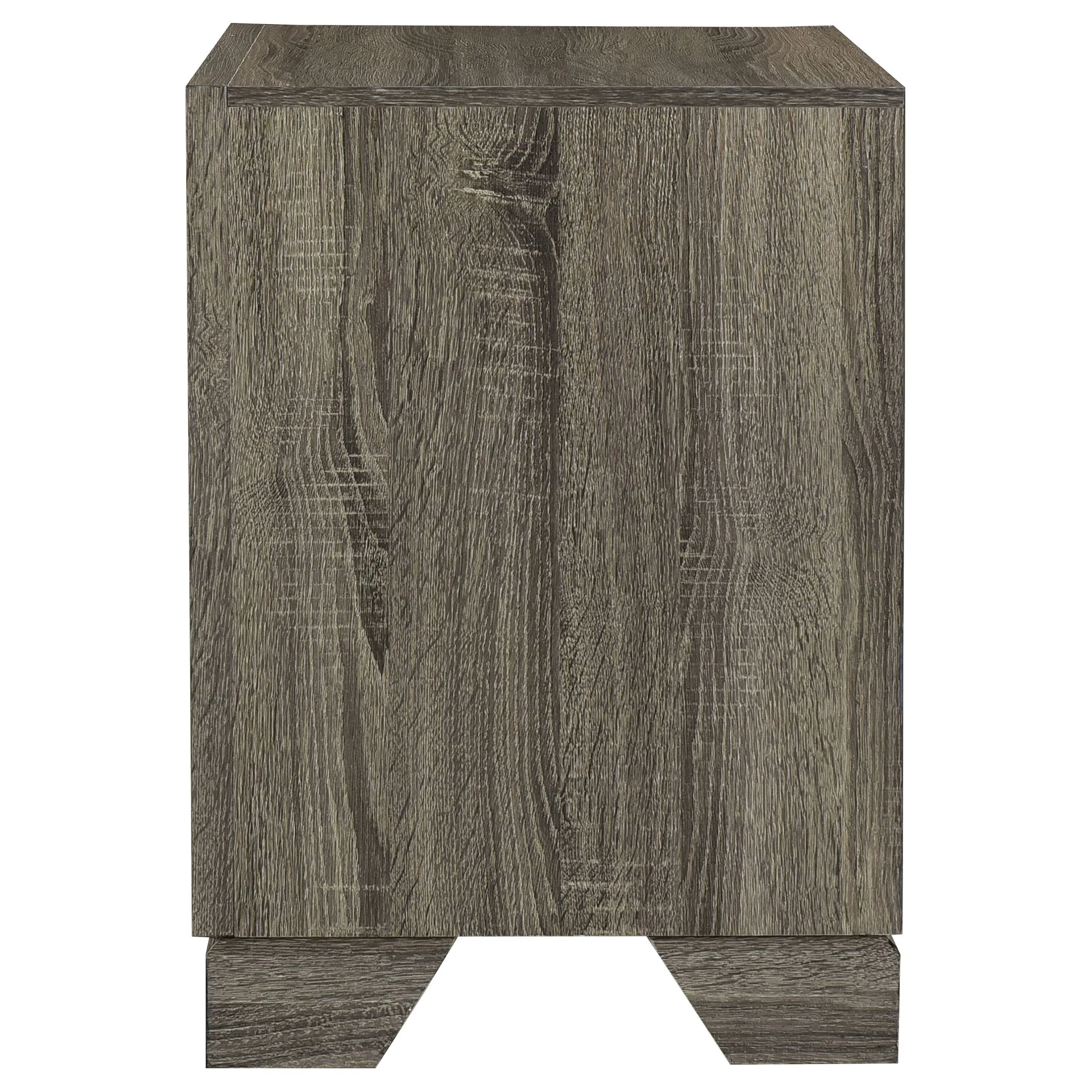 Funston - 2 Drawer Nightstand - Brown Oak - Image 5