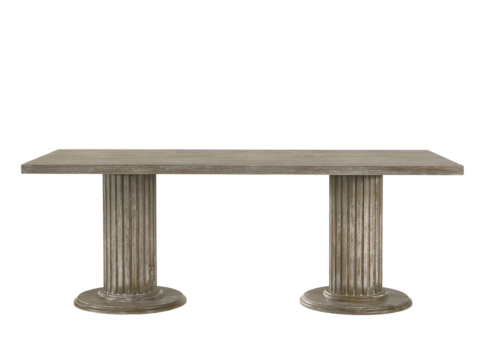 Gabrian - Reclaimed, Dining Table - Gray - Image 5