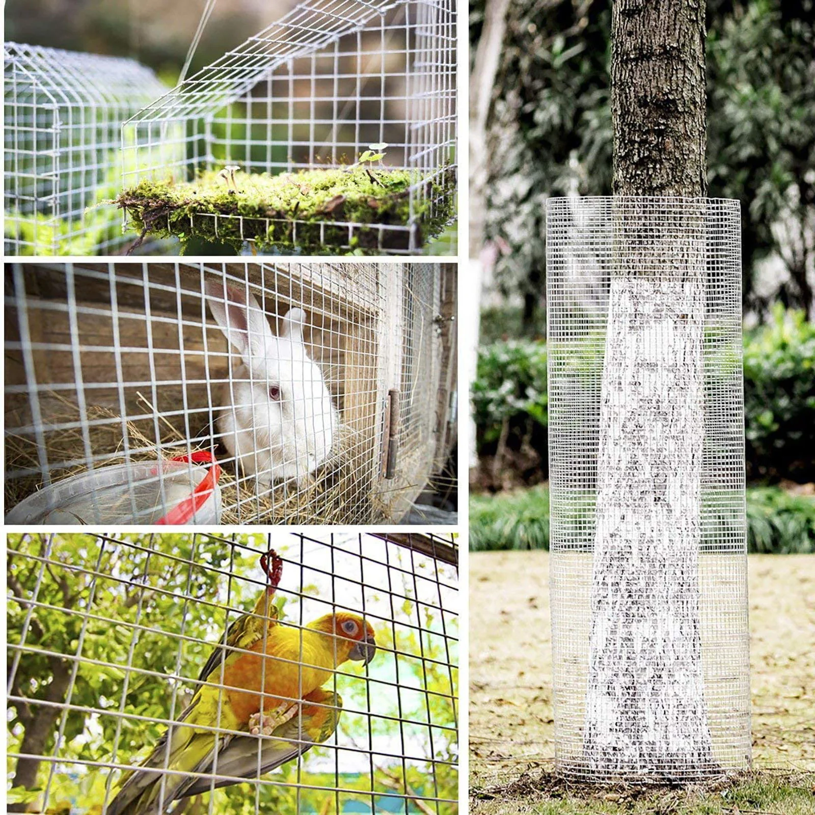 Galvanized Hardware Cloth, Chicken Wire Fence Roll For Garden And Animal Enclosures - Silver - Image 8