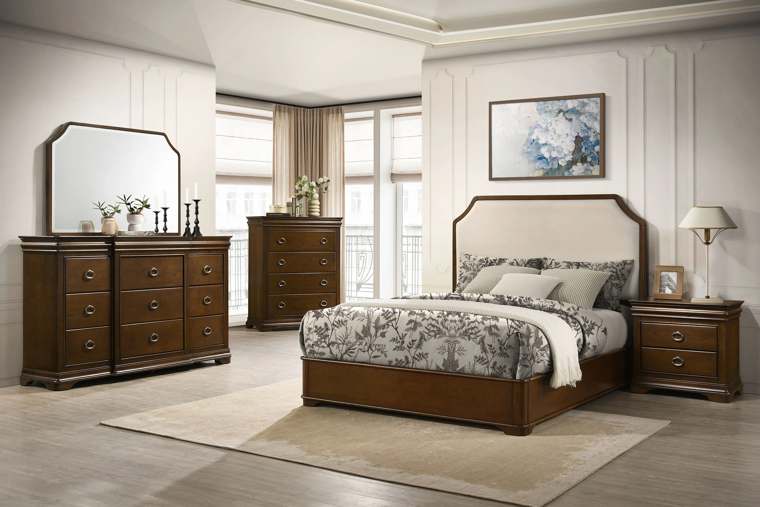 Garland Dresser Mirror in Brown Cherry - Image 6