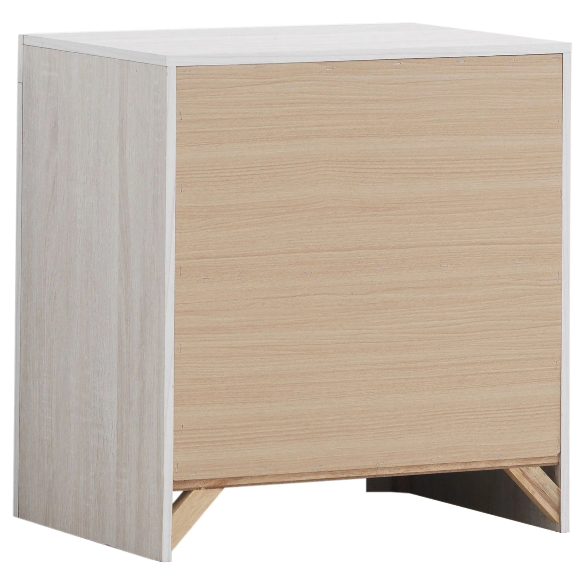 Geary - 4 Piece King Panel Bedroom Set With 2 Nightstands And Dresser - White - Image 4