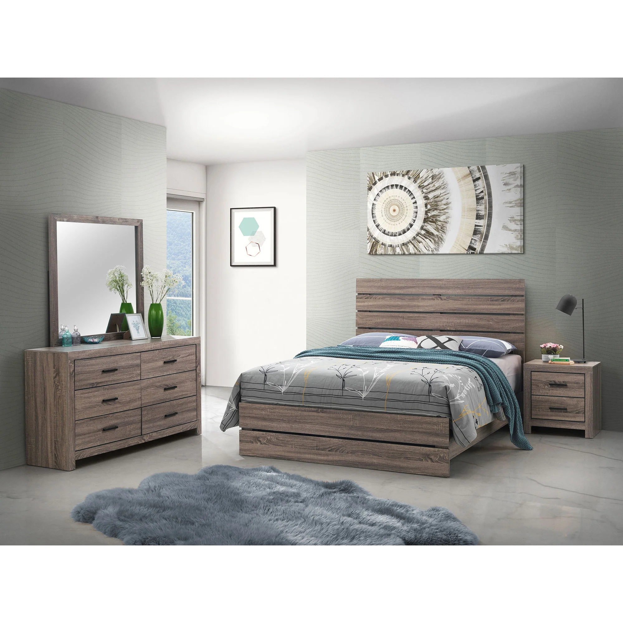 Geary - Slatted Headboard Panel Bedroom Set - Image 17