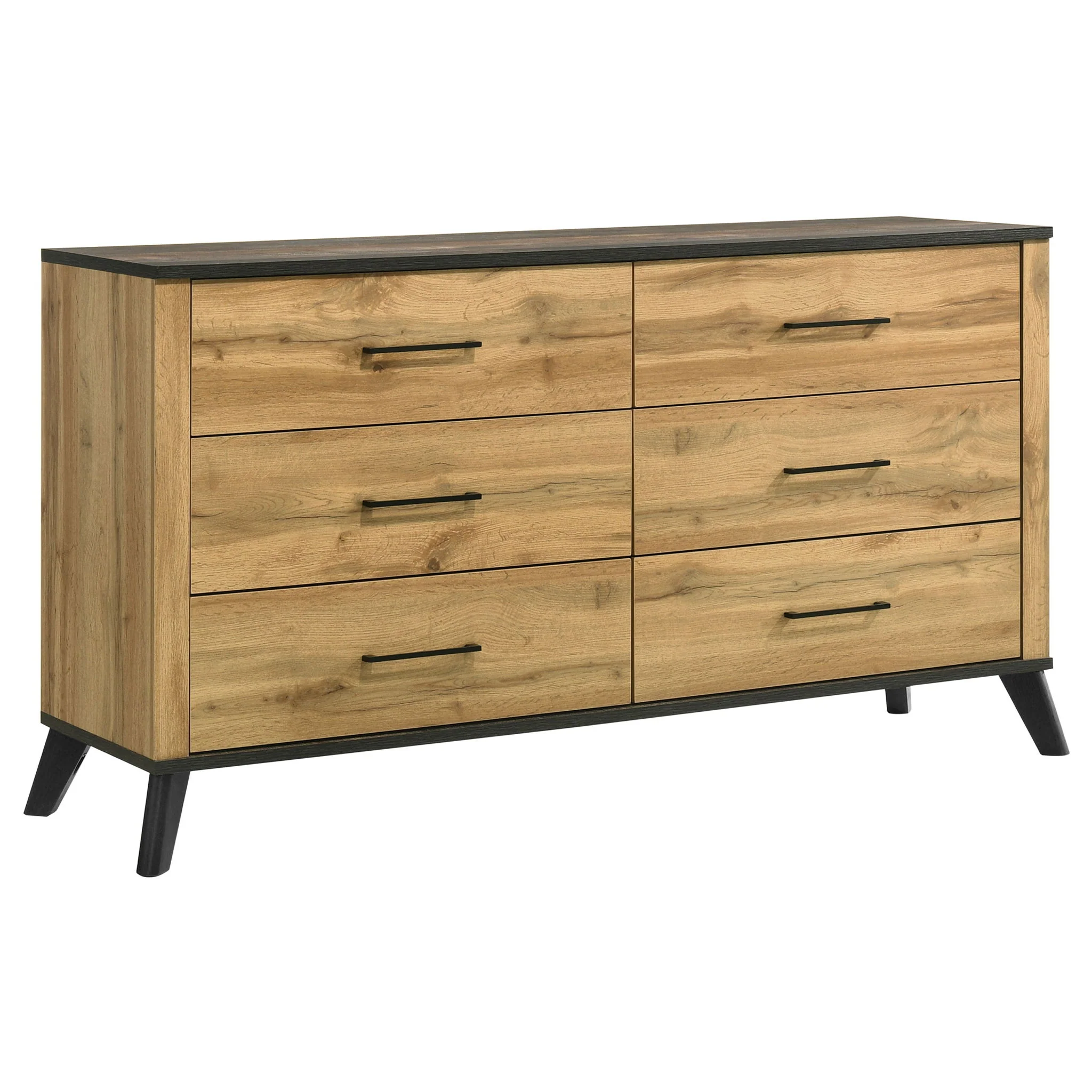 Georgina - 4 Piece Queen Bedroom Set With Trim - Natural - Image 5