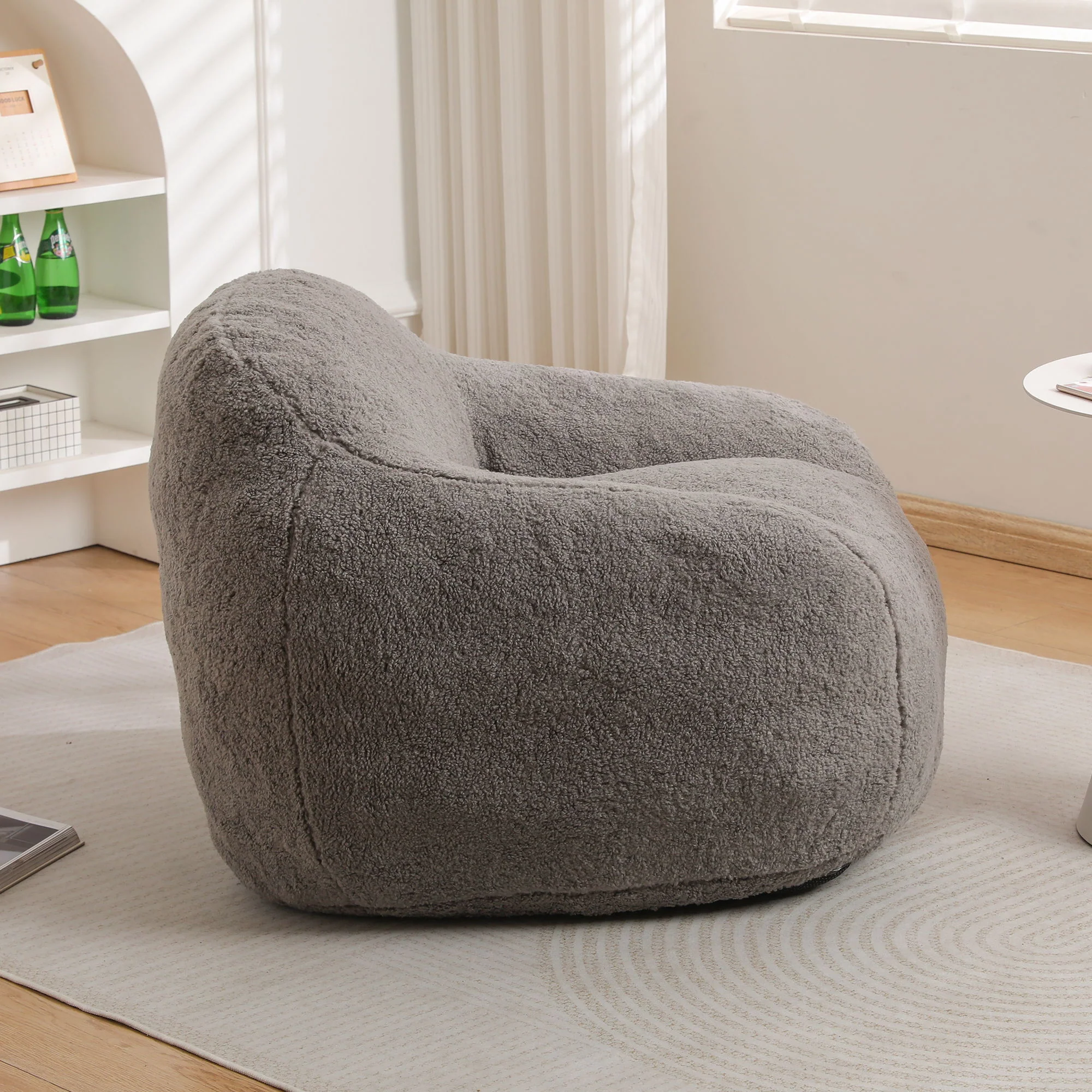 Giant Bean Bag Chair, Spacious Memory Foam With Armrests - Image 24