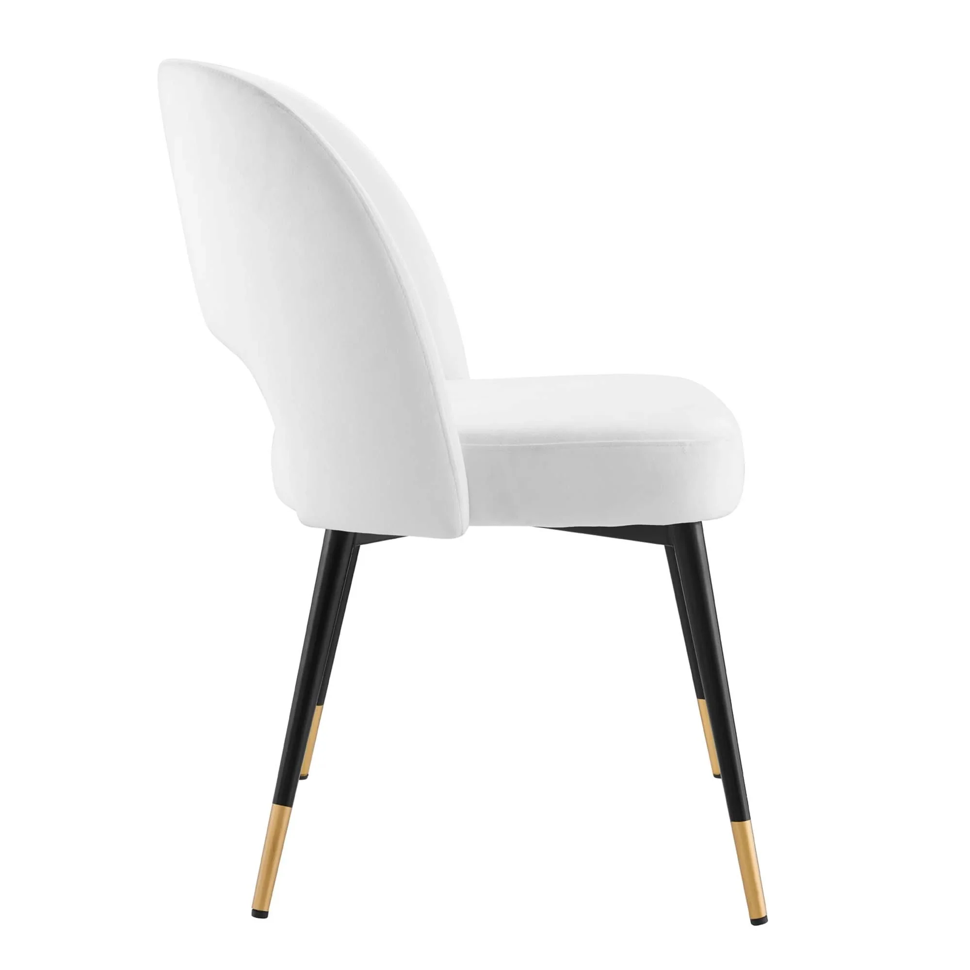 Glam Deco Performance Velvet Dining Side Chair - Image 17