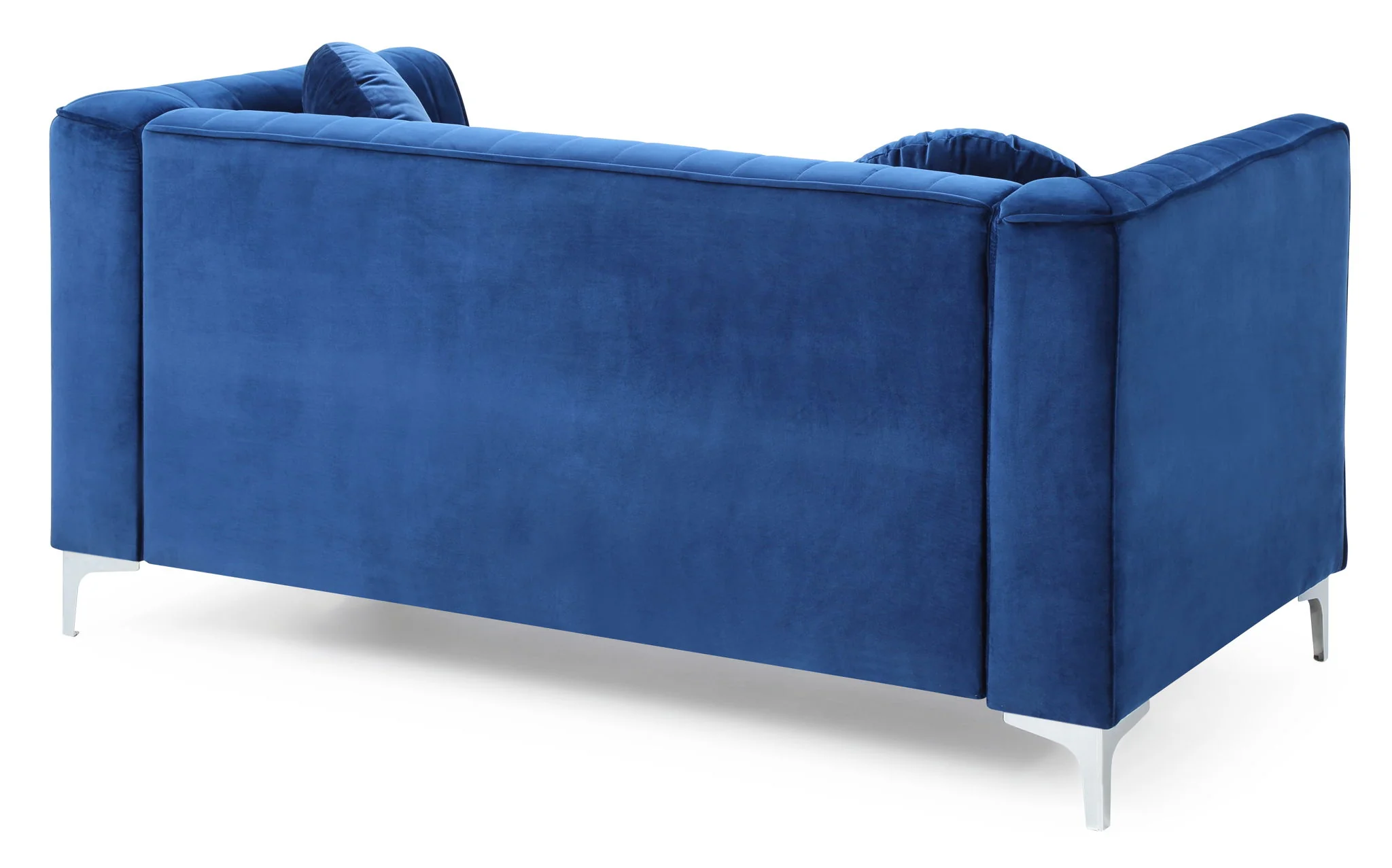 Glam Styled Micro Suede Loveseat - Image 15