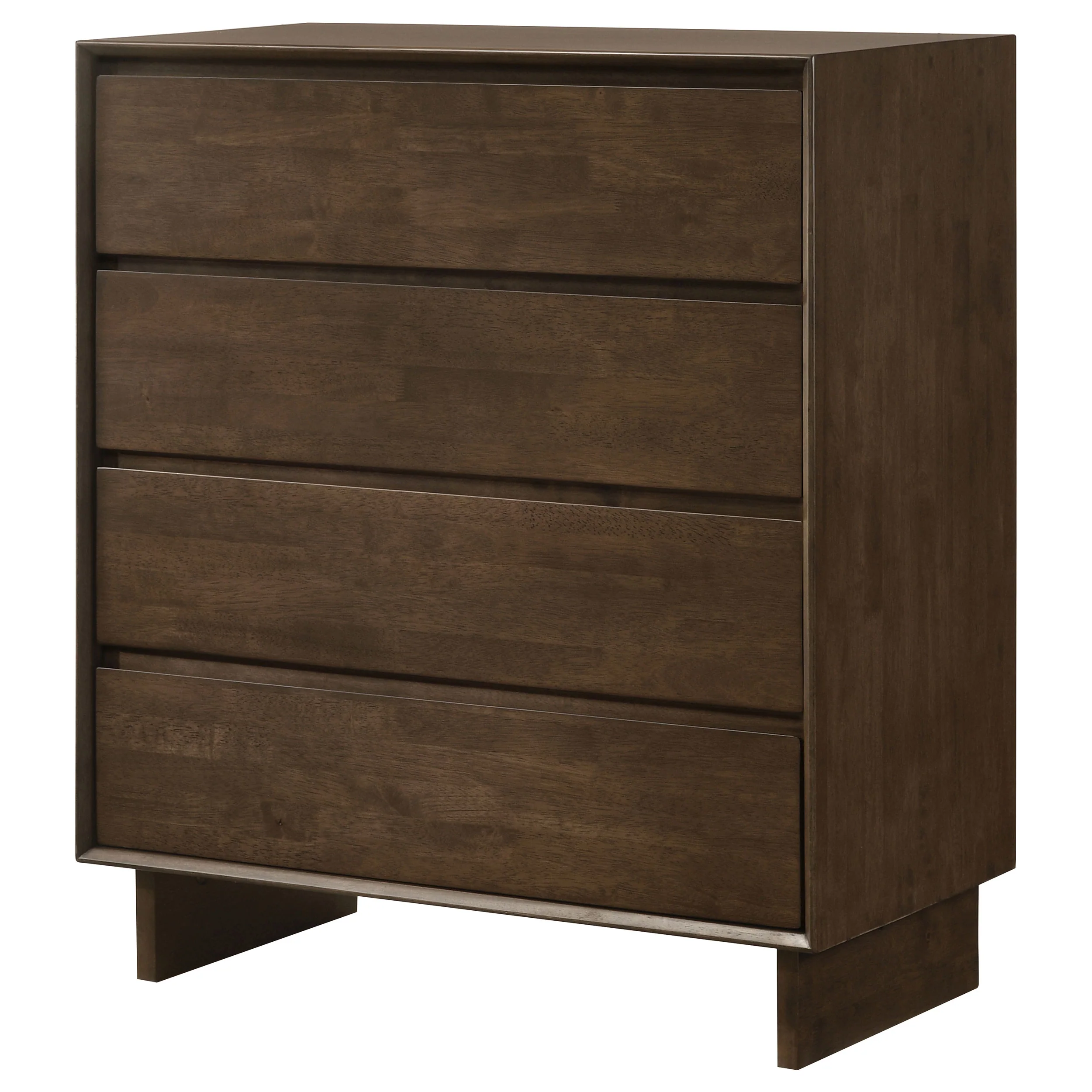 Glenwood 4-Drawer Chest in Warm Brown - Image 4