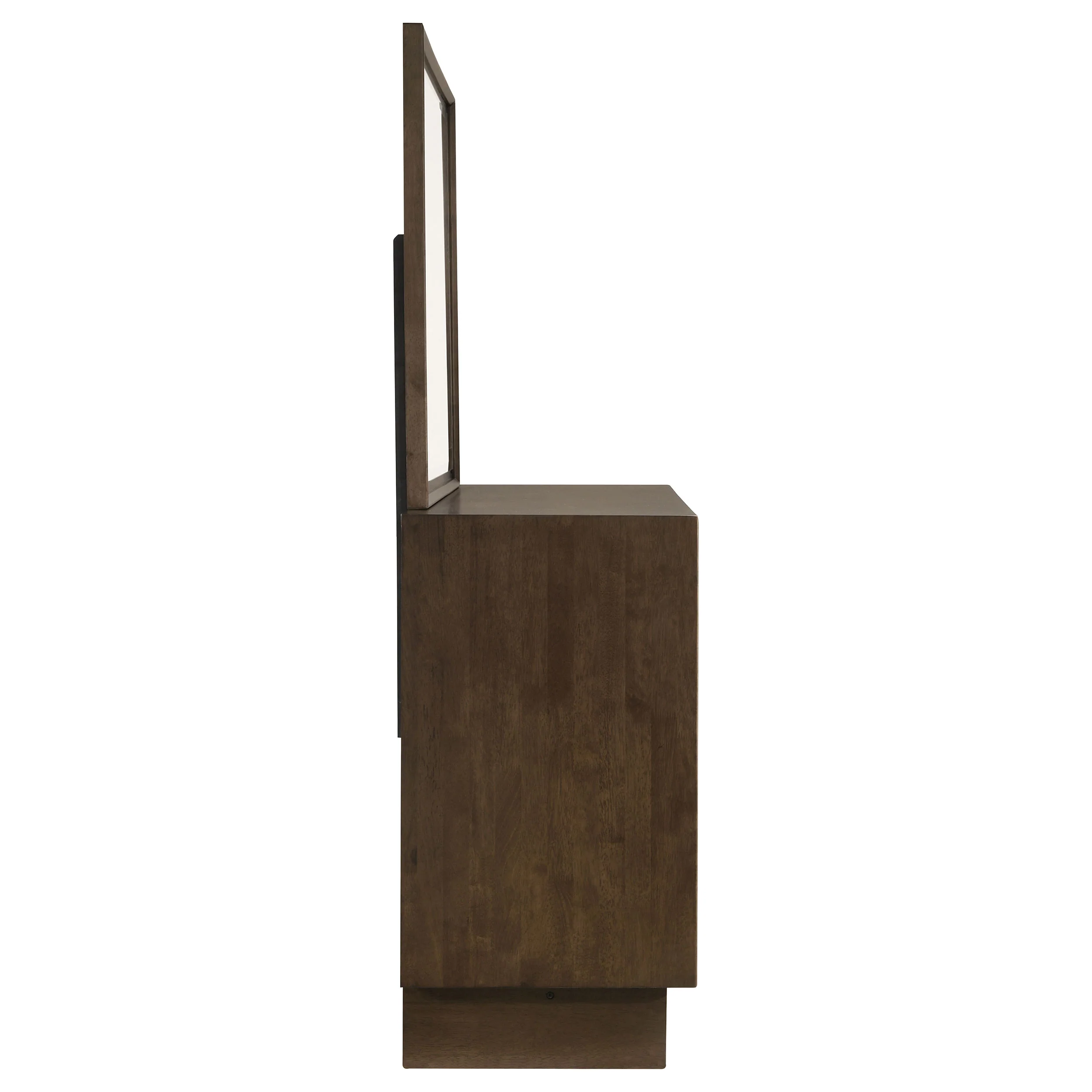 Glenwood 6-Drawer Dresser with Mirror in Warm Brown - Image 6