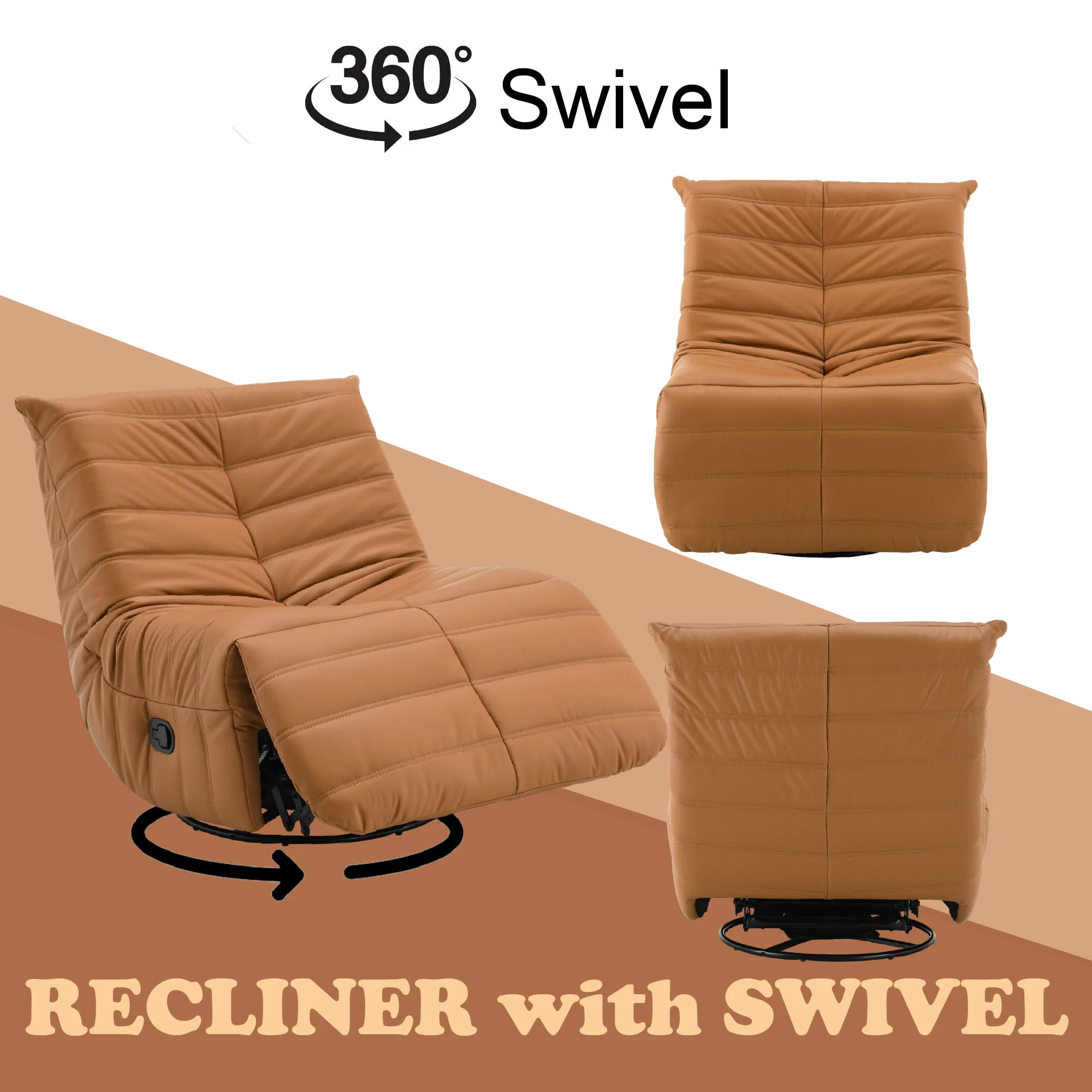 Glider Recliner Chair With Swivel - Image 5