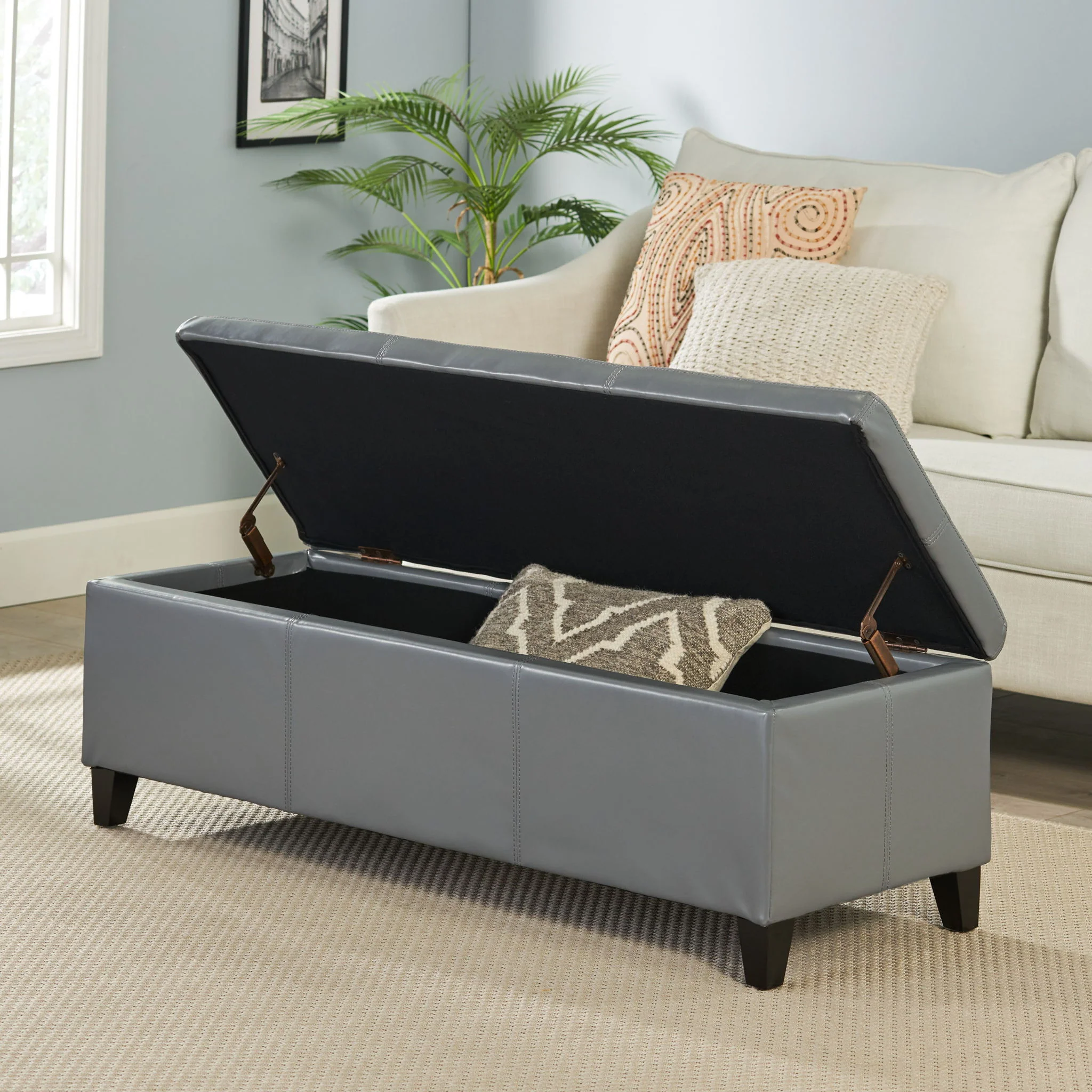 Glouster - Contemporary Storage Ottoman - Image 9