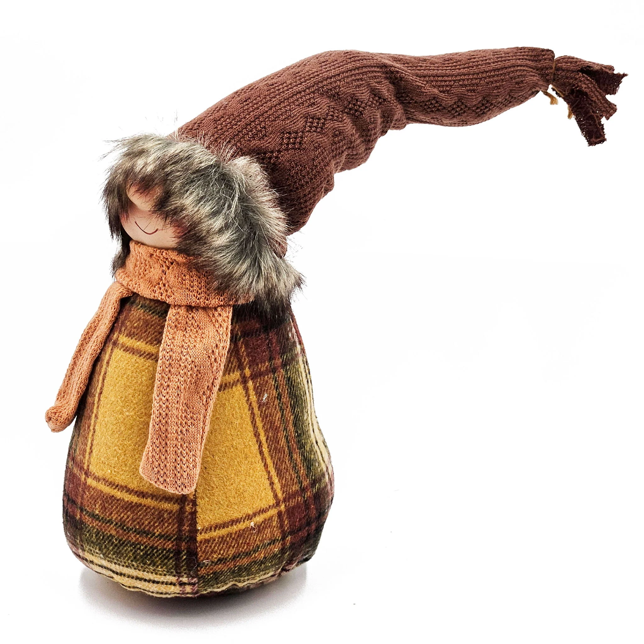 Gnomes Decorations For Fall Thanksgiving Table Decorations (Set of 2) - Brown / Yellow - Image 8