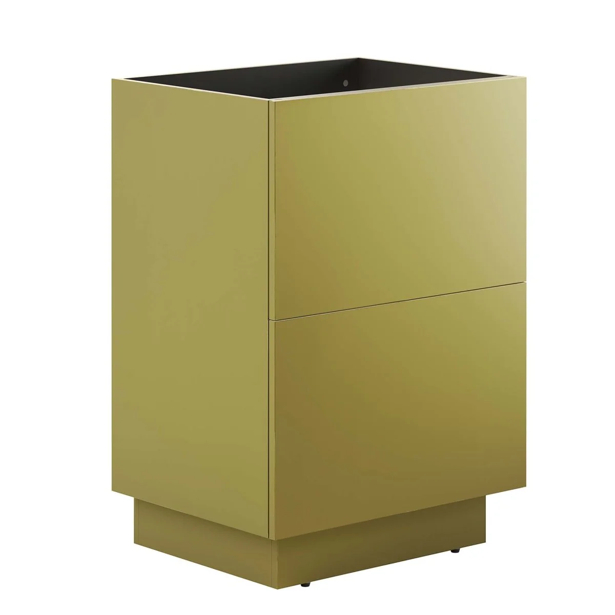 Gold Finish Bathroom Vanity Cabinet with Drawer – Sink Basin Not Included - Image 10