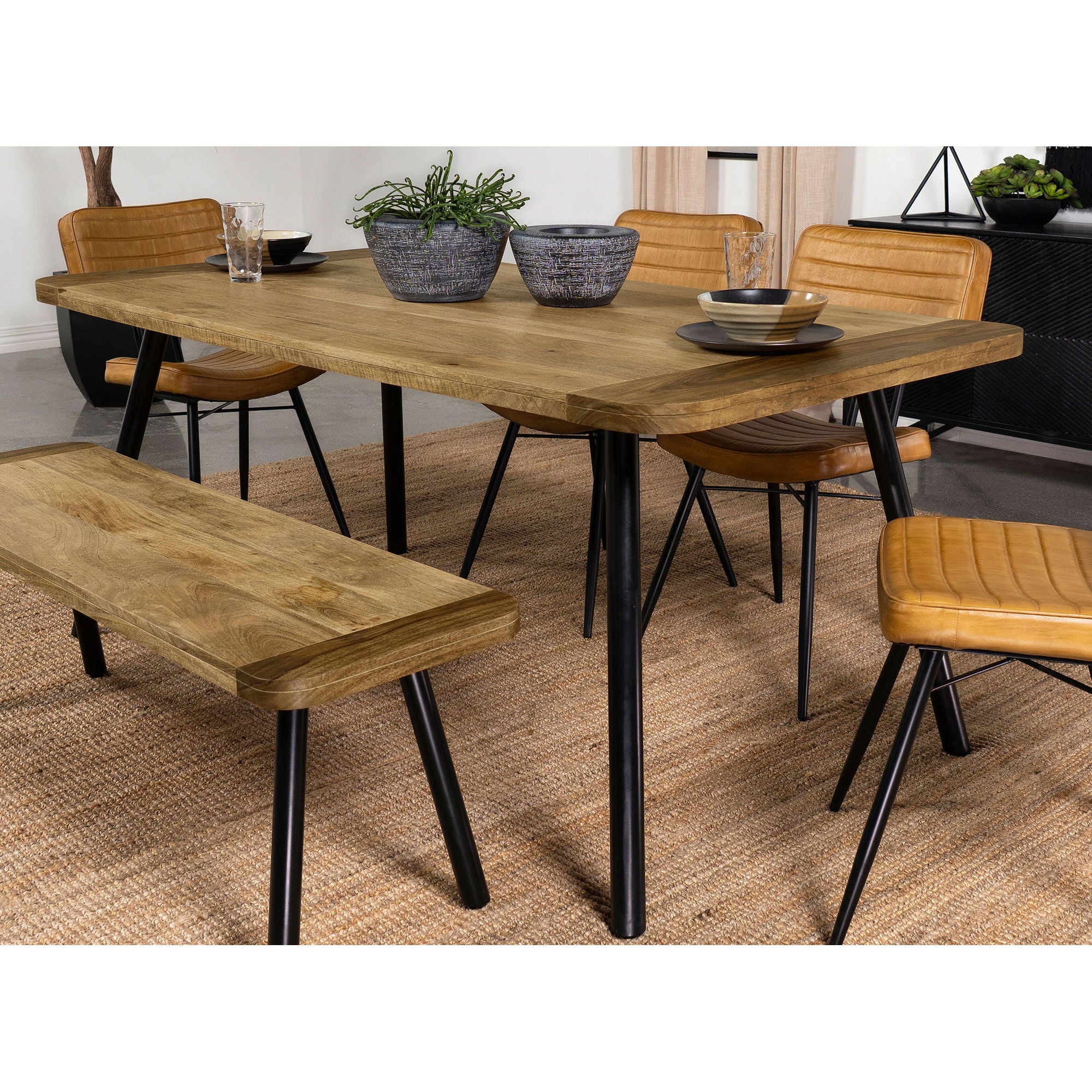 Governess - Rectangular Dining Table - Natural - Image 9