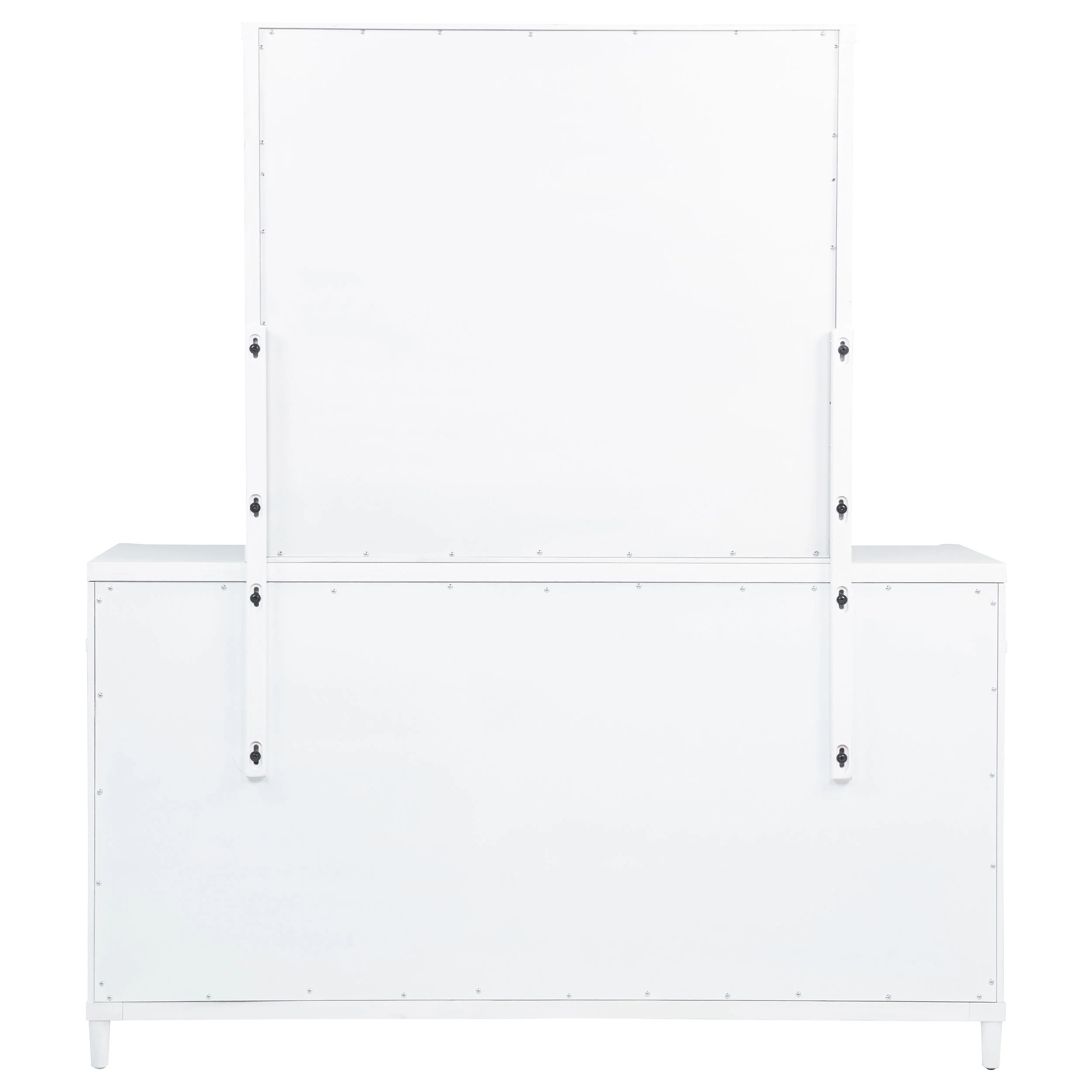 Gracemont 8-Drawer Bedroom Dresser with Mirror White - Image 9