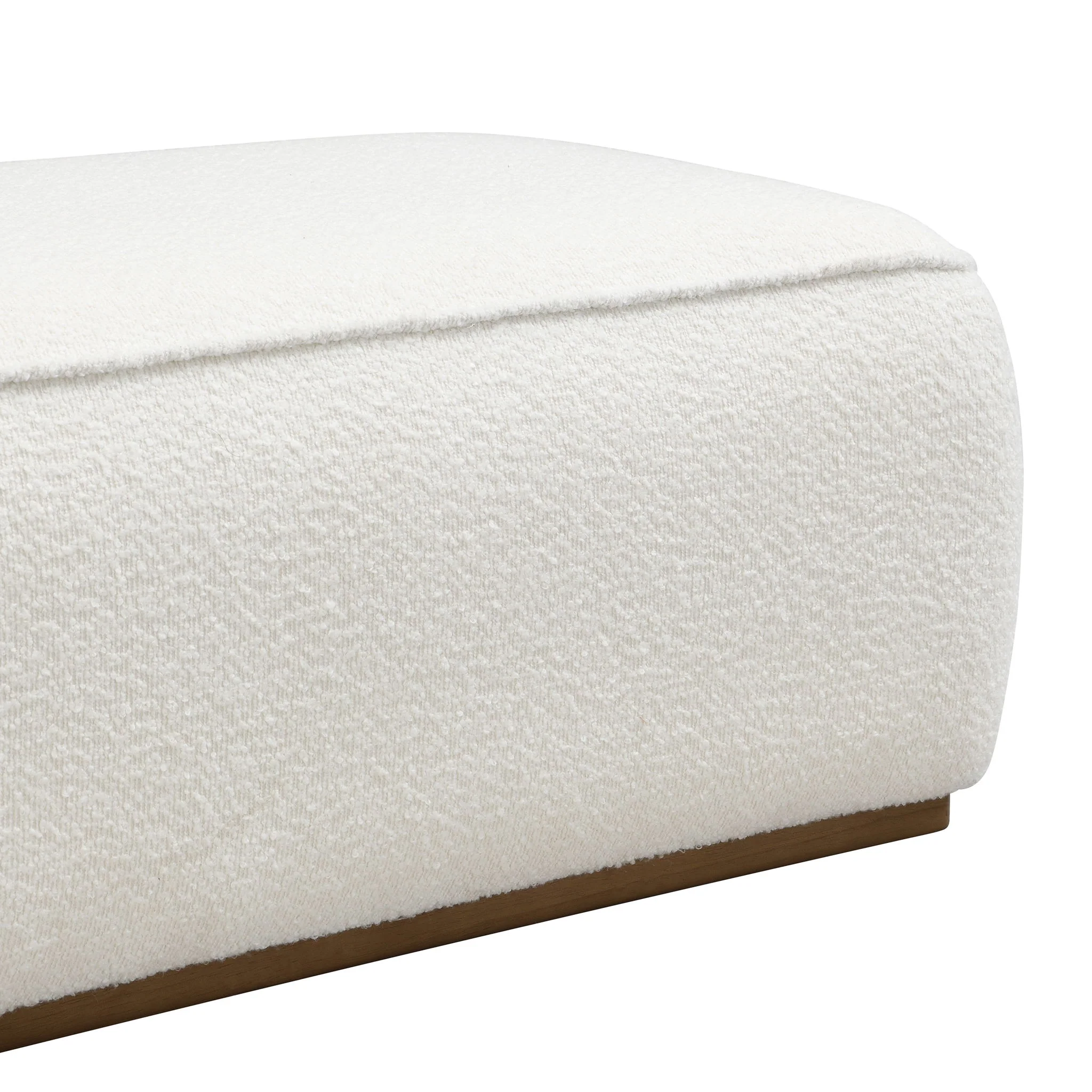 Grainy Footstool For Home - Beige - Image 8