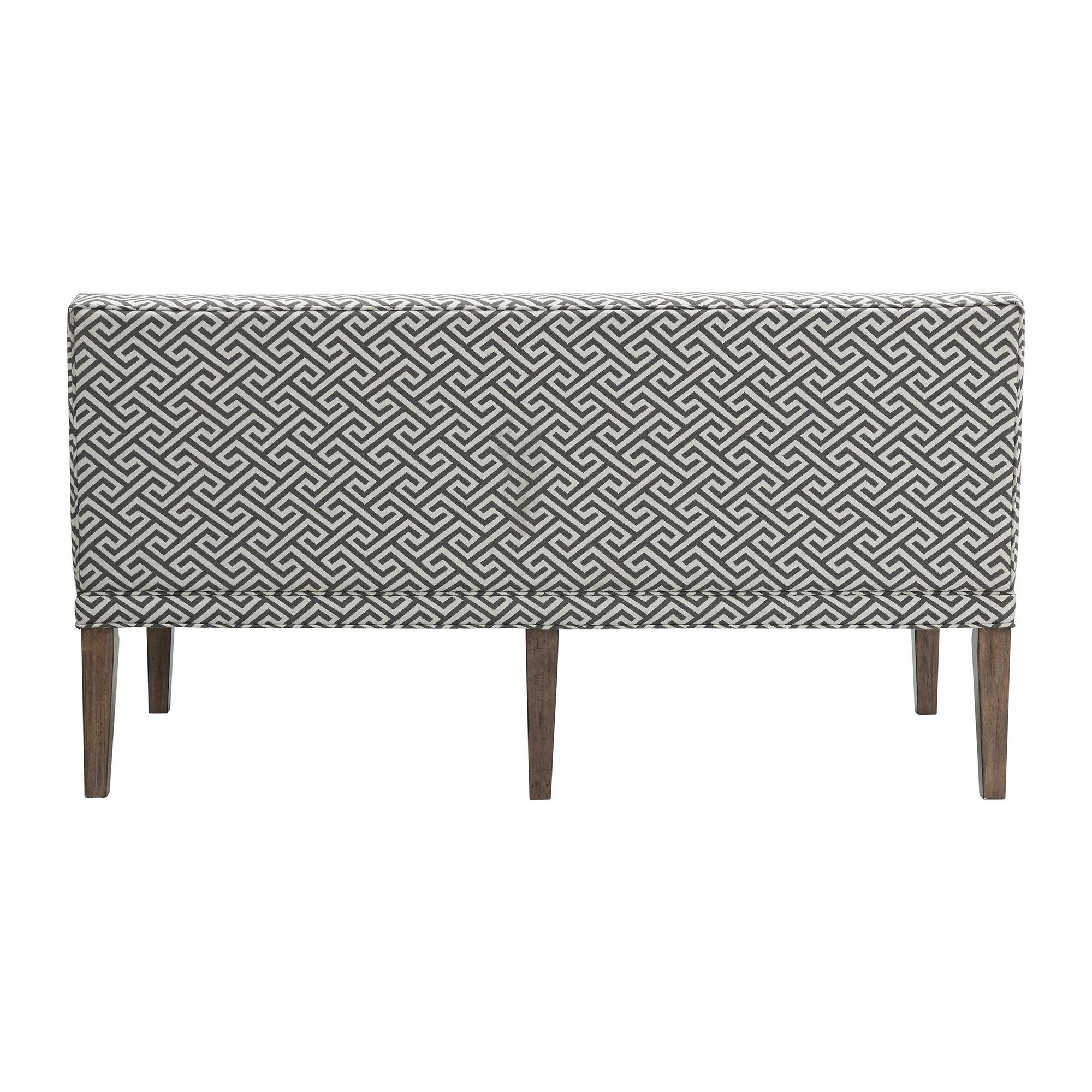 Gramercy - Upholstered Dining Settee - Dark Brown - Image 6