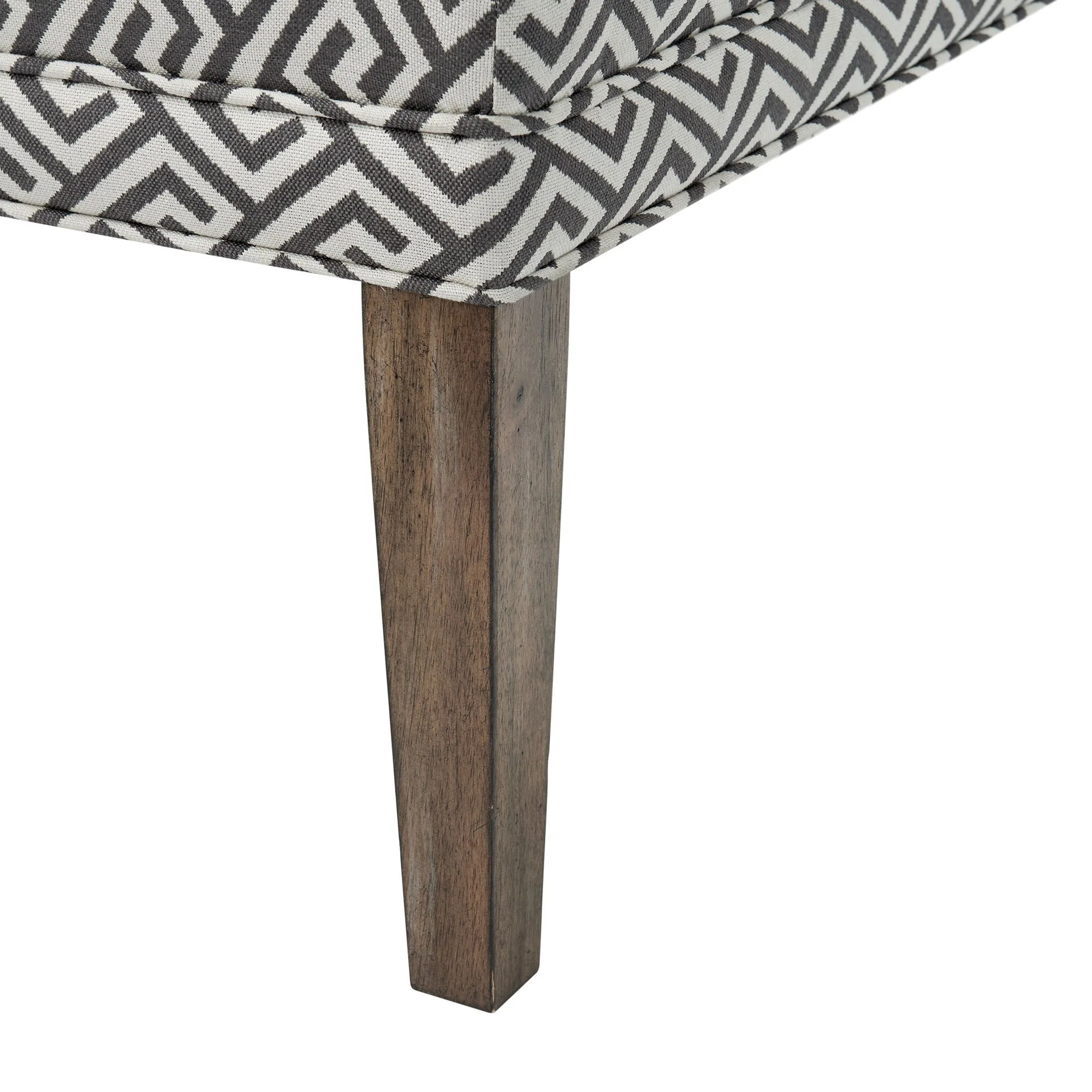 Gramercy - Upholstered Dining Settee - Dark Brown - Image 8