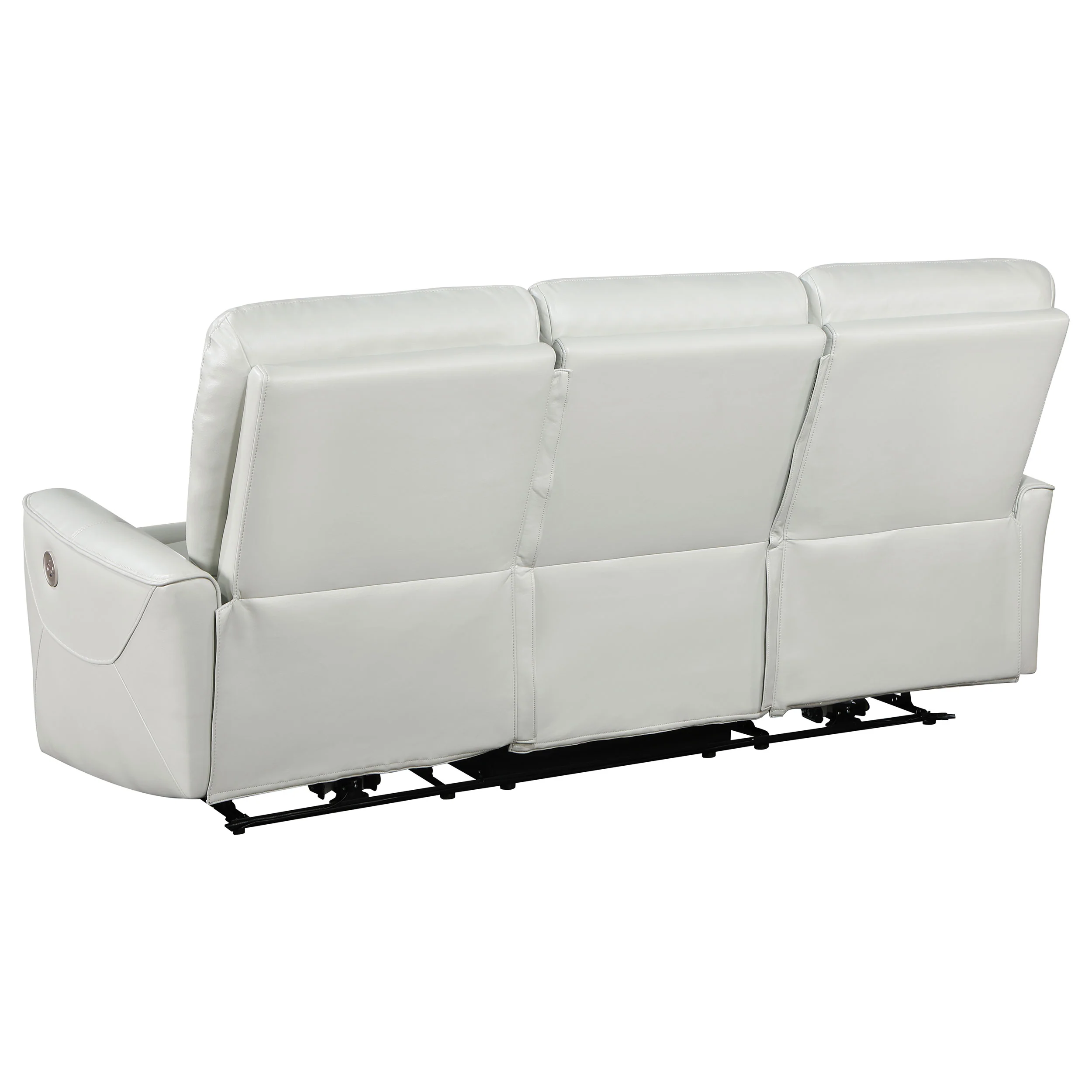 Greenfield Upholstered Power Reclining Sofa Dove Grey - Image 3