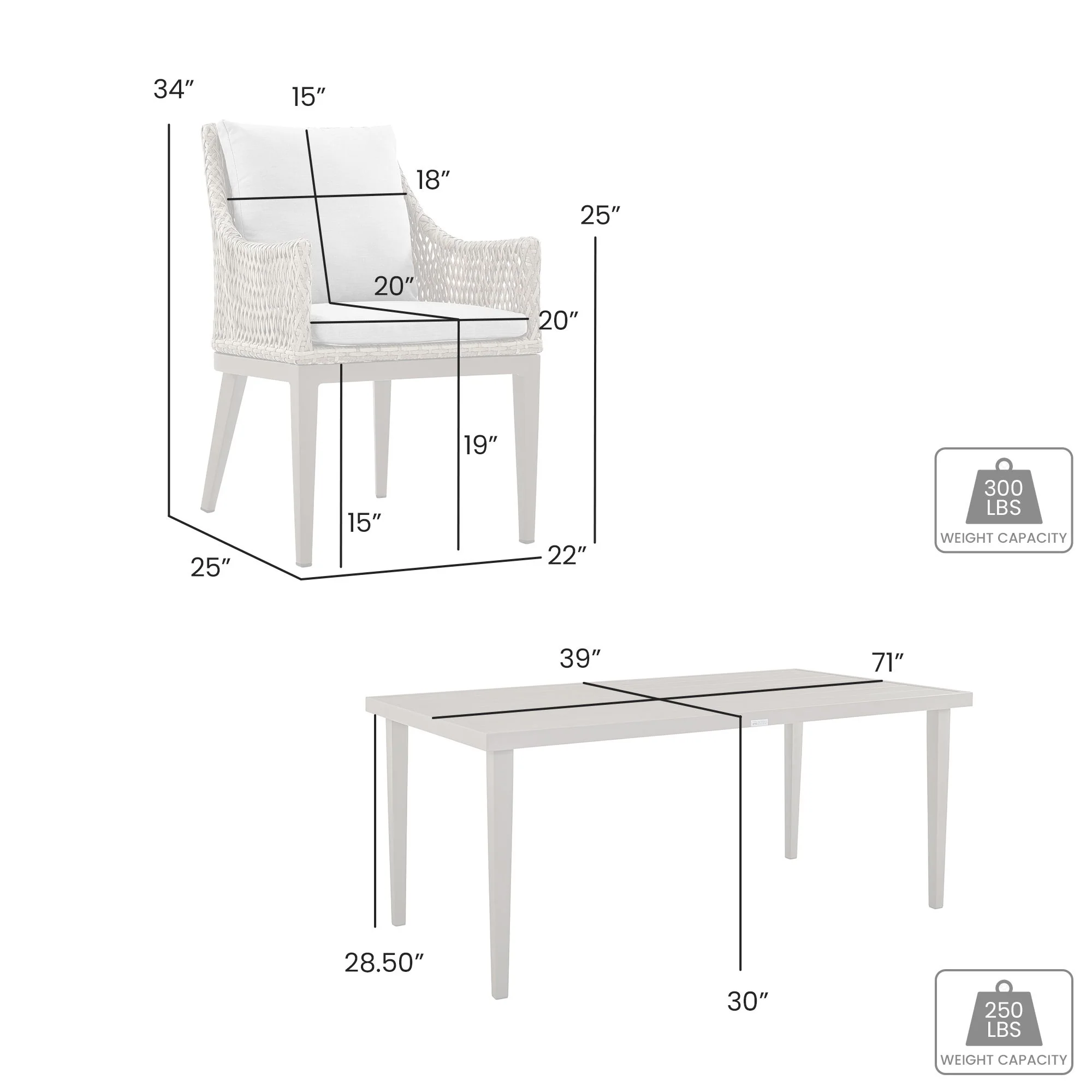 Grenada - Outdoor Dining Set - Image 3