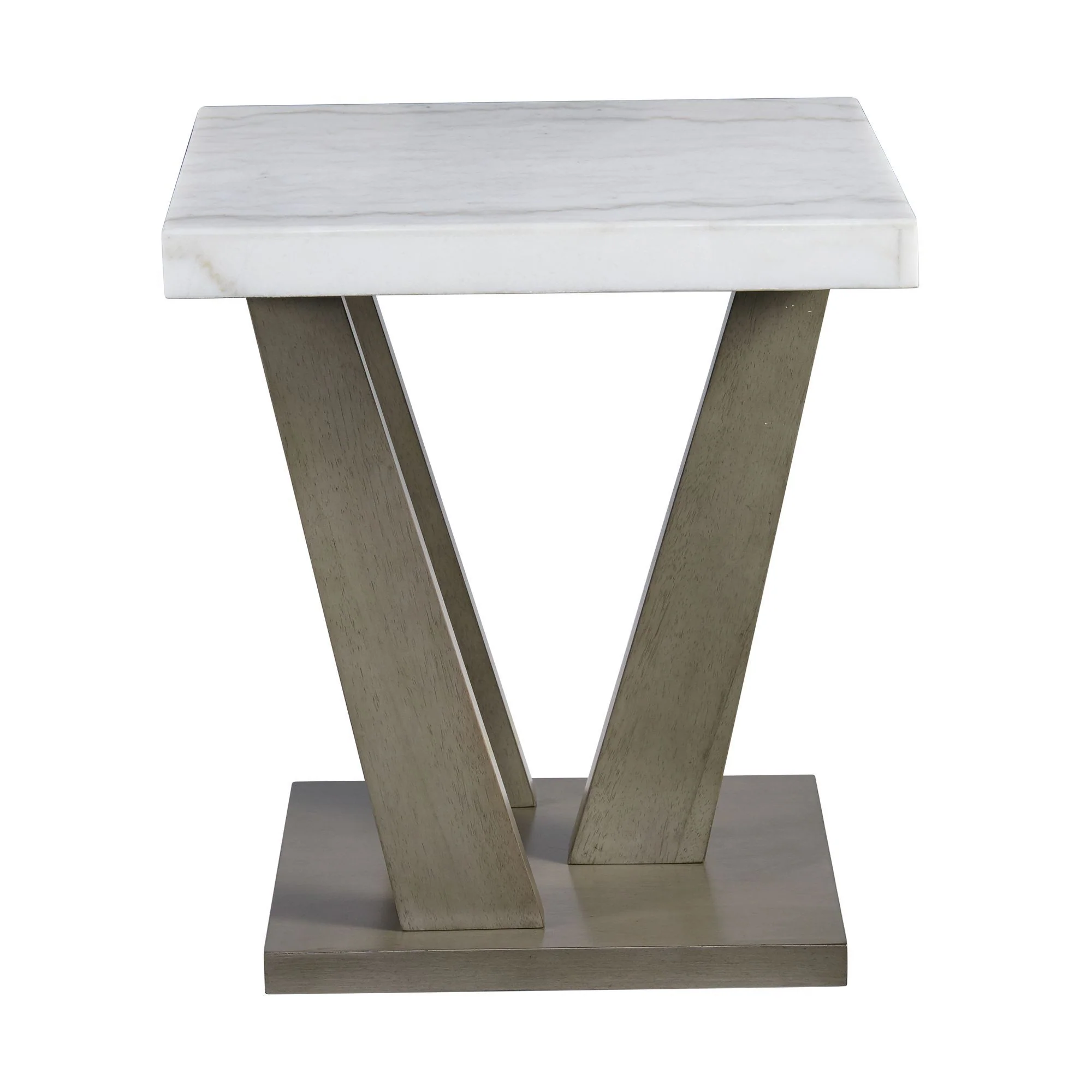 Greta - 2 Piece Occasional Table Set (Coffee Table And End Table) - Gray - Image 9