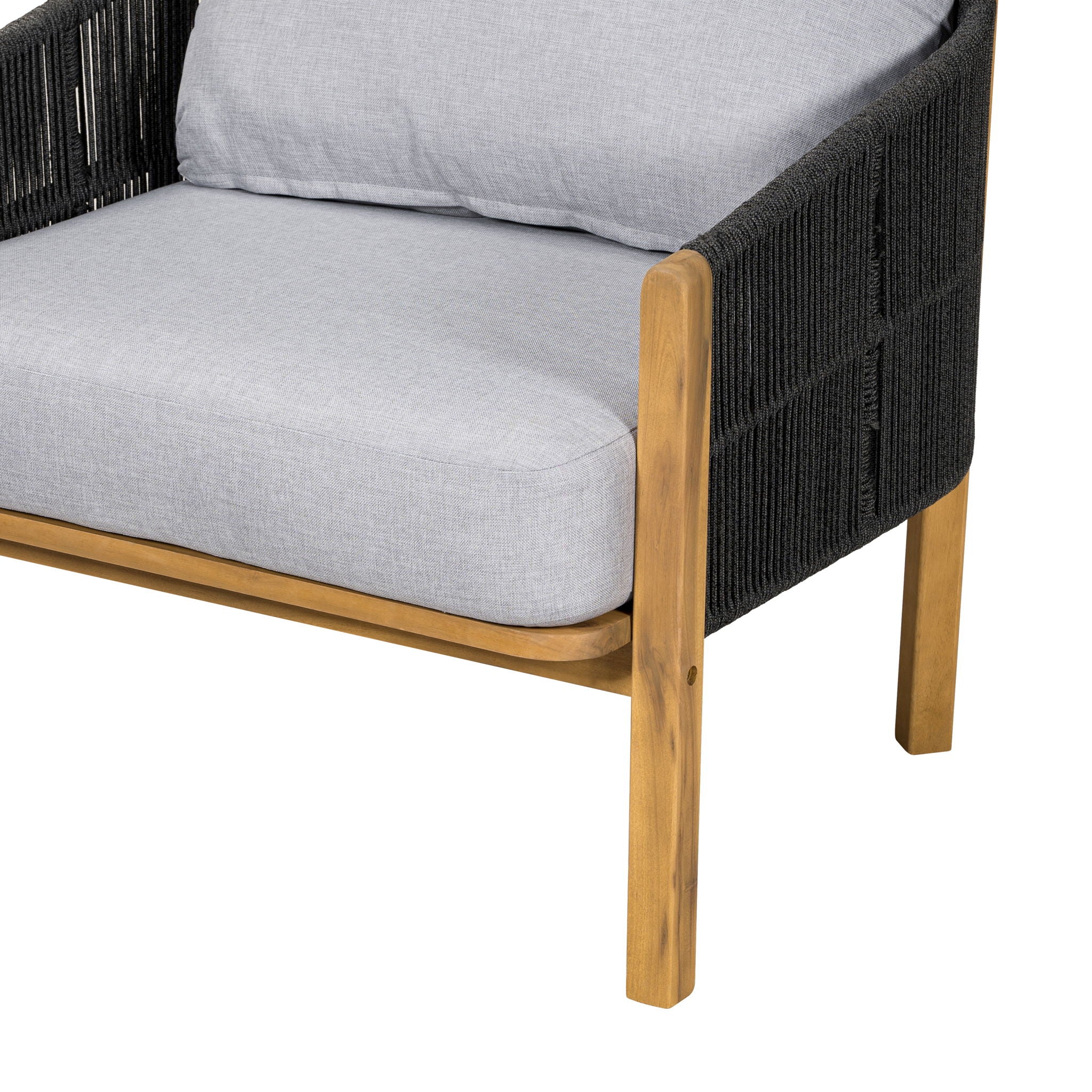 Grotta - Outdoor Wood Club Chair (Set of 2) - Image 17