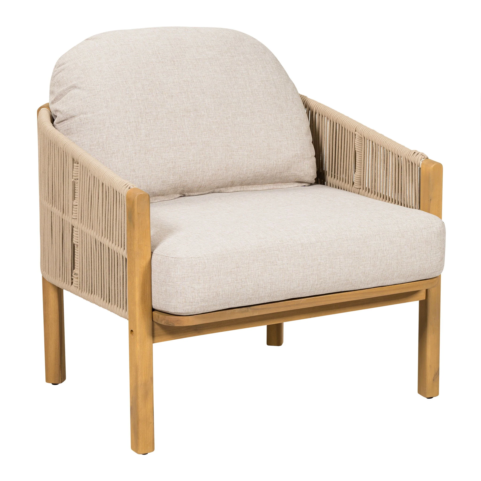 Grotta - Outdoor Wood Club Chair (Set of 2) - Image 9