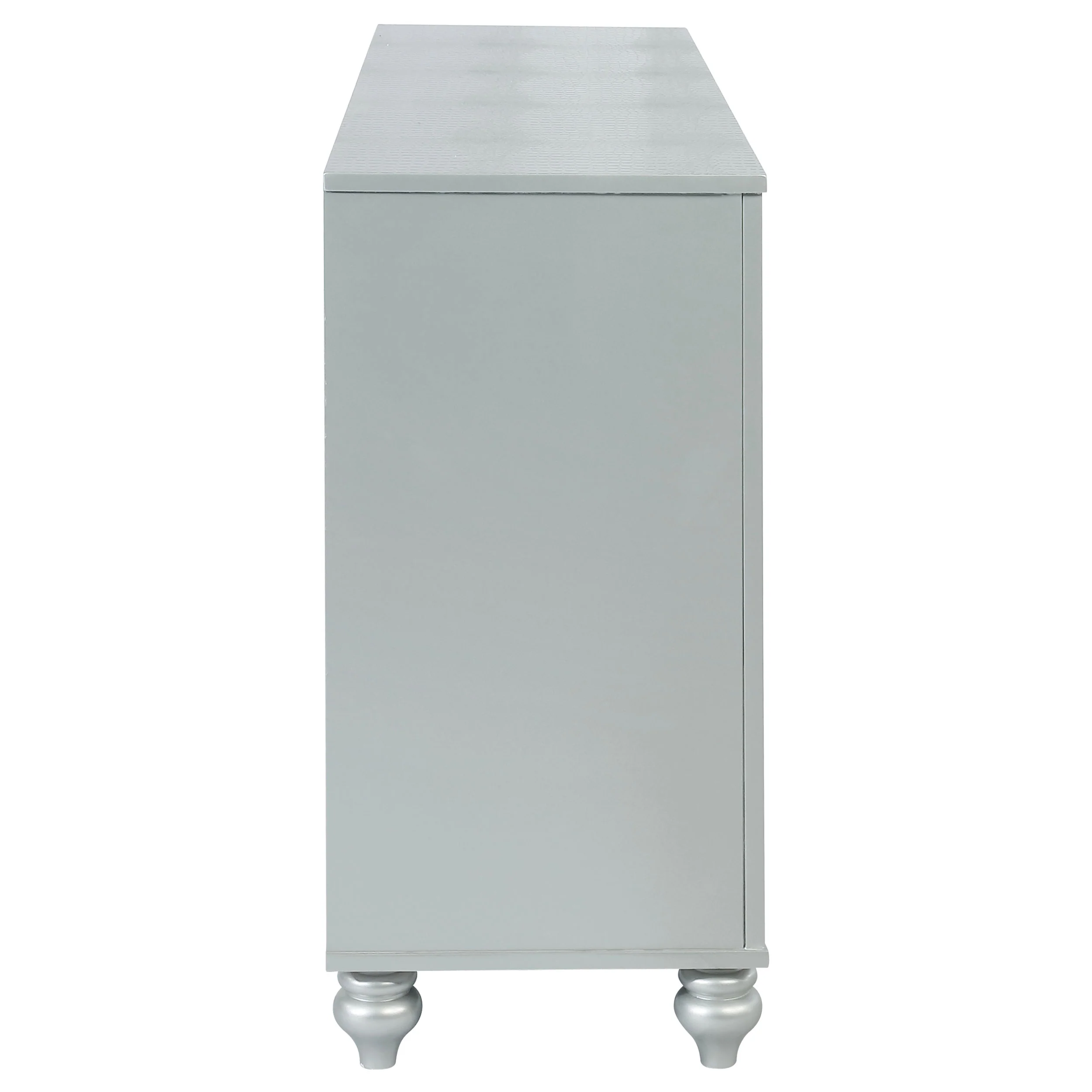 Gunnison 6-Drawer Dresser Silver Metallic - Image 2