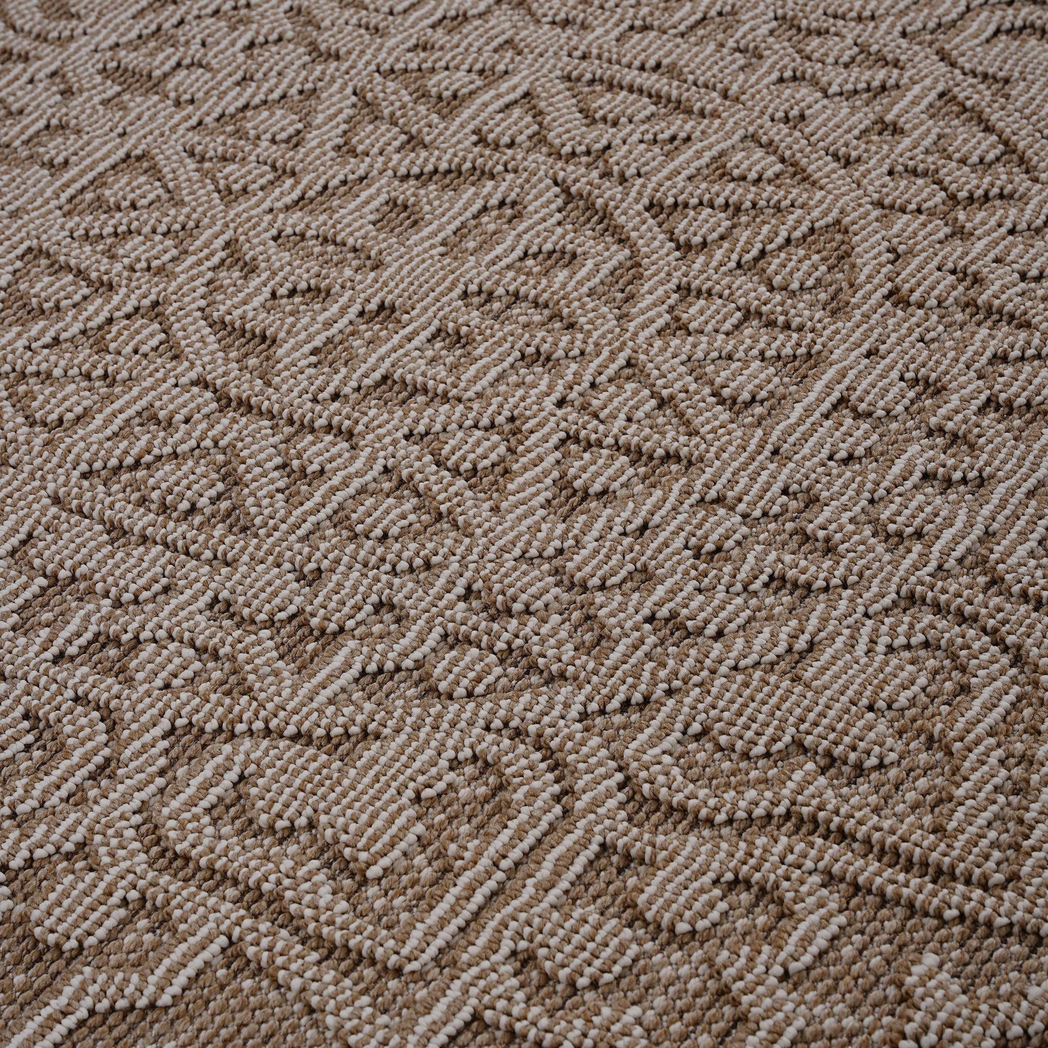 Guros - 6' X 9' Medallion Indoor / Outdoor Area Rug - Beige - Image 6