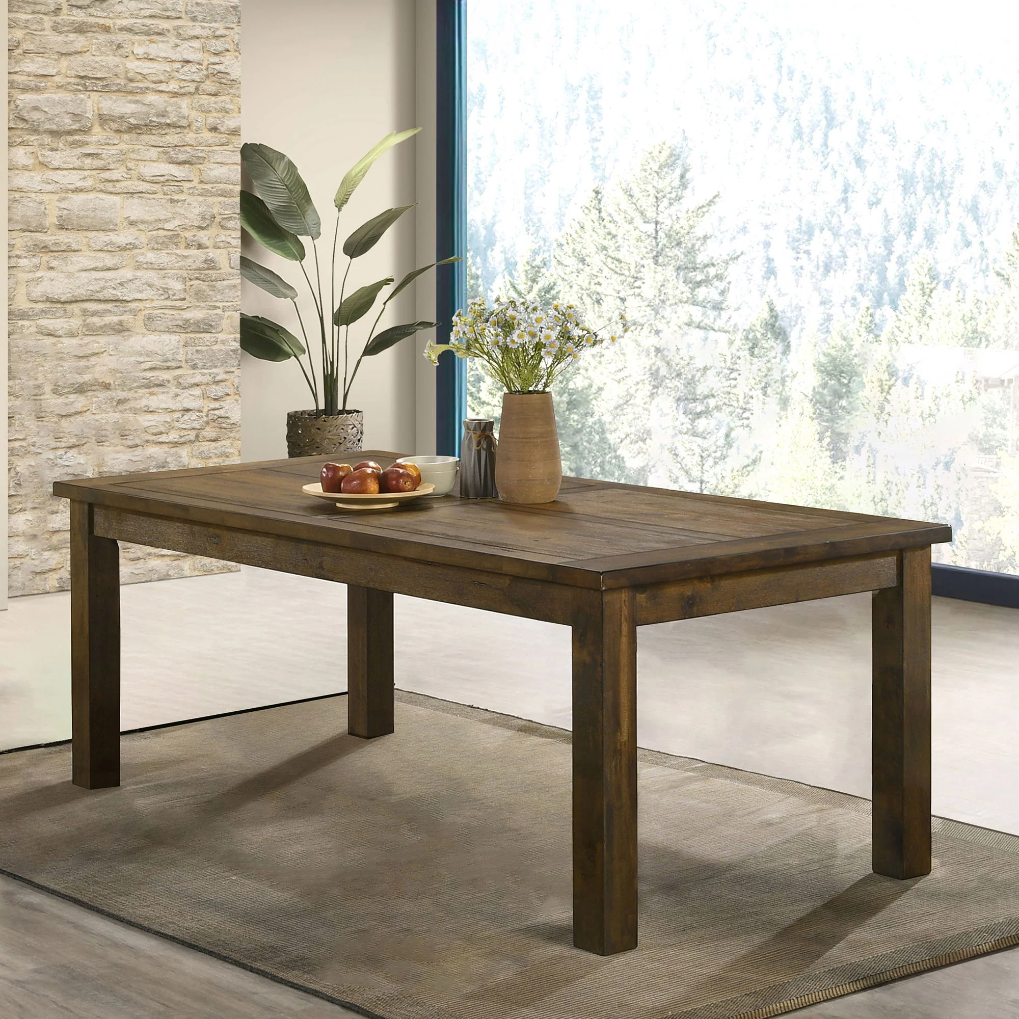 Guster - Rectangular Dining Table - Brown - Image 5