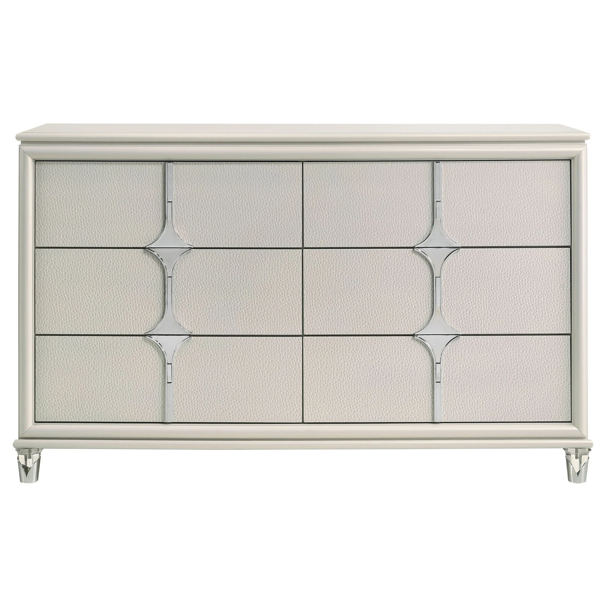 Gwendolyn - 6 Drawer Dresser Cabinet - White - Image 4