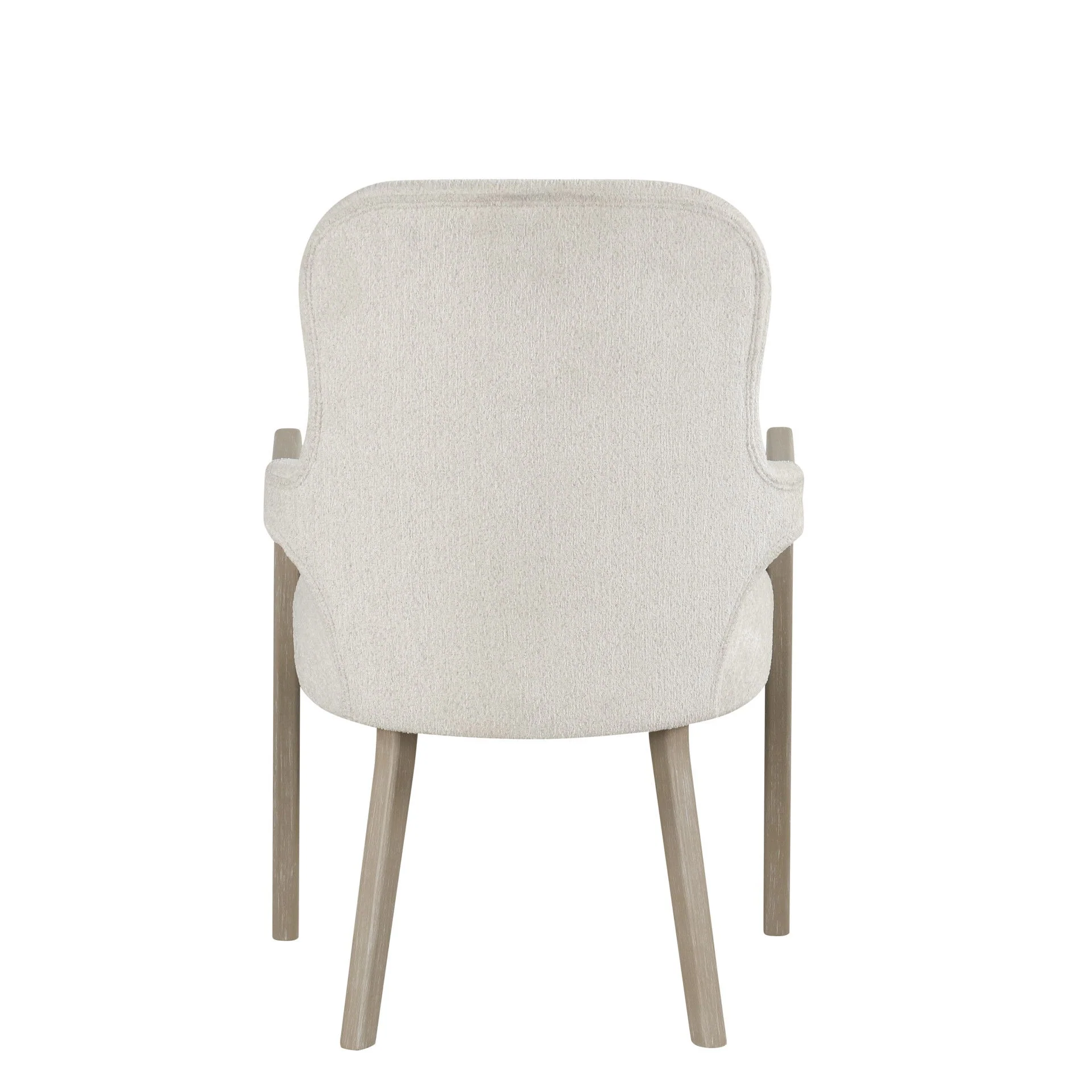 Gwendolyn - Upholstered Arm Chair (Set of 2) - Cerused Taupe - Image 2