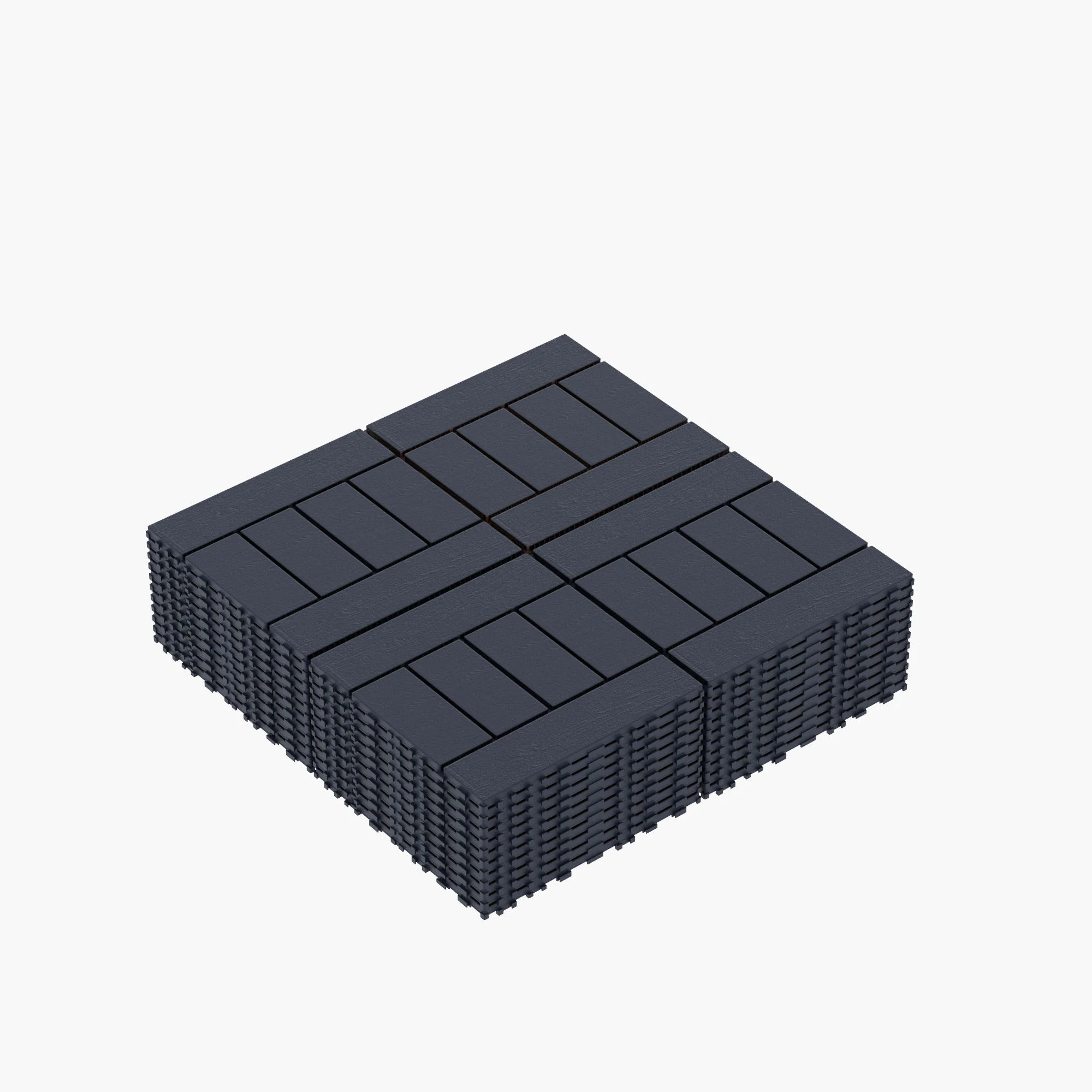 H Style Diy Module Interlocking Patio Deck Tiles - Image 8