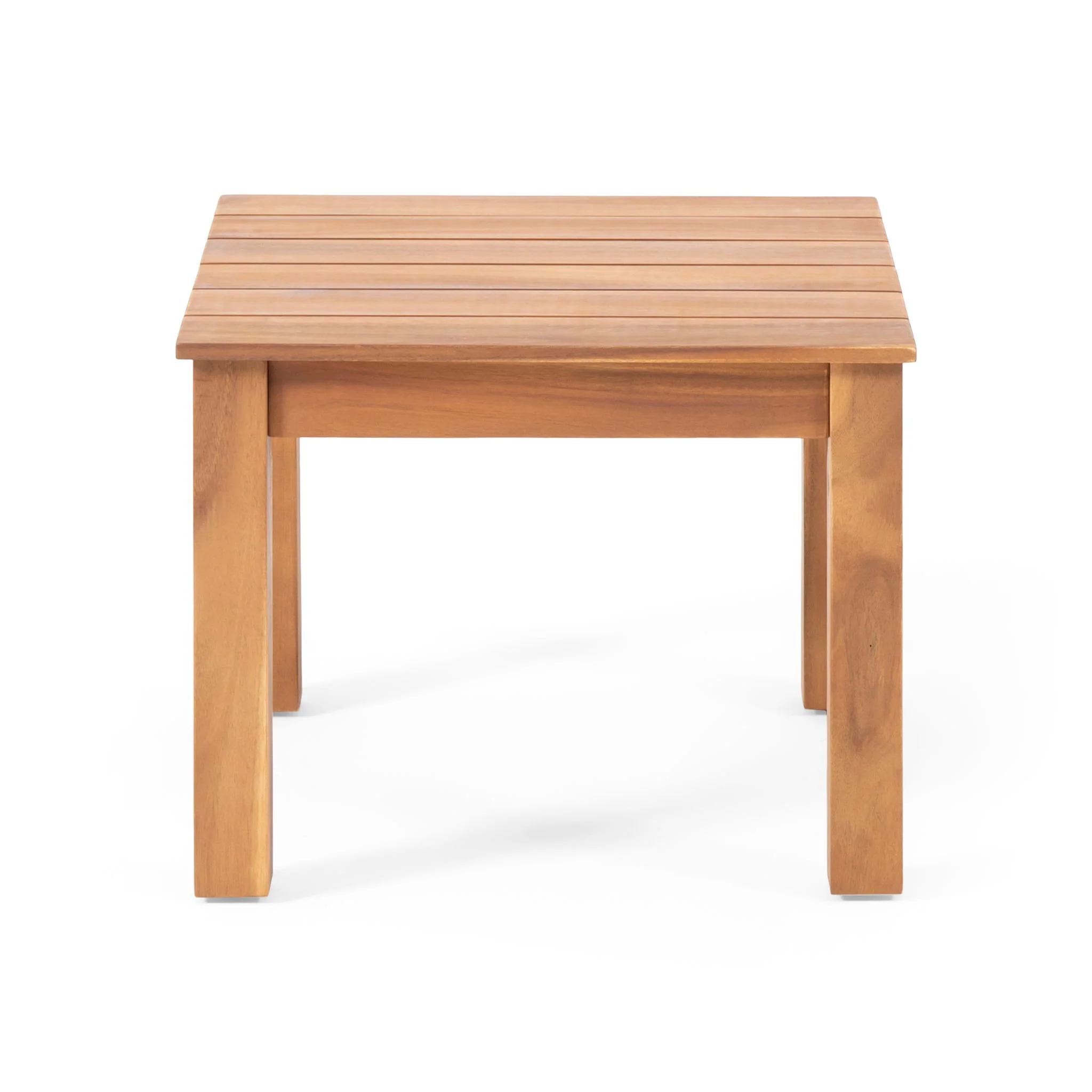 Halcyon - Outdoor Side Table With Slat Design - Image 12