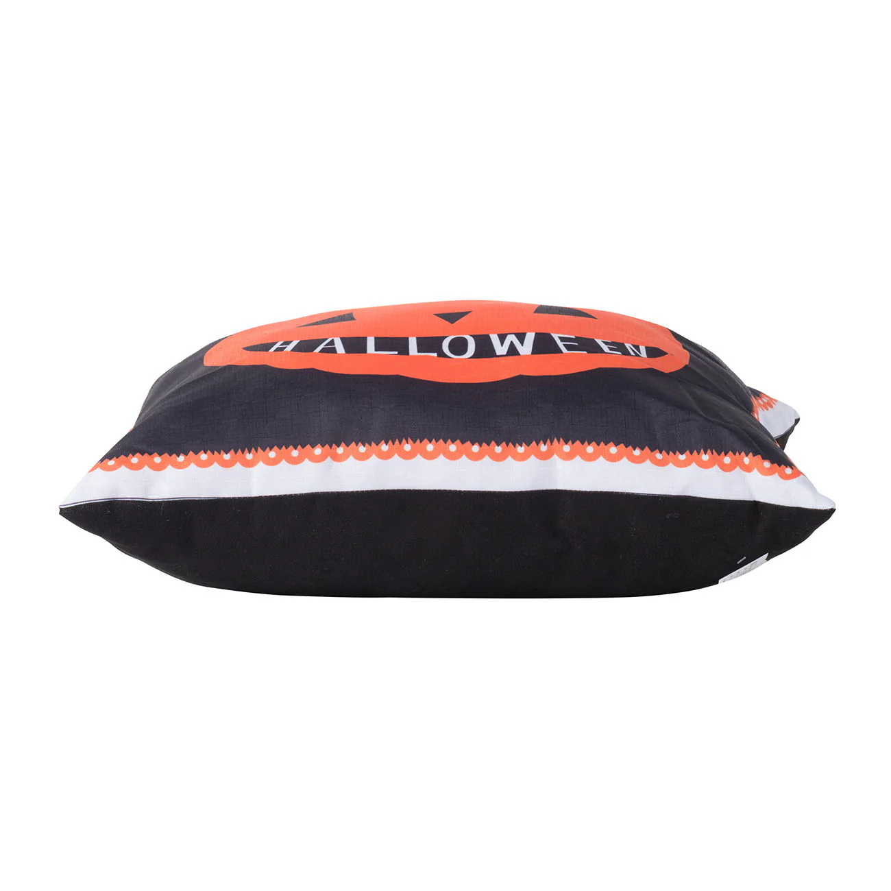 Halloween Pumpkin Pillow - Black / Orange - Image 3