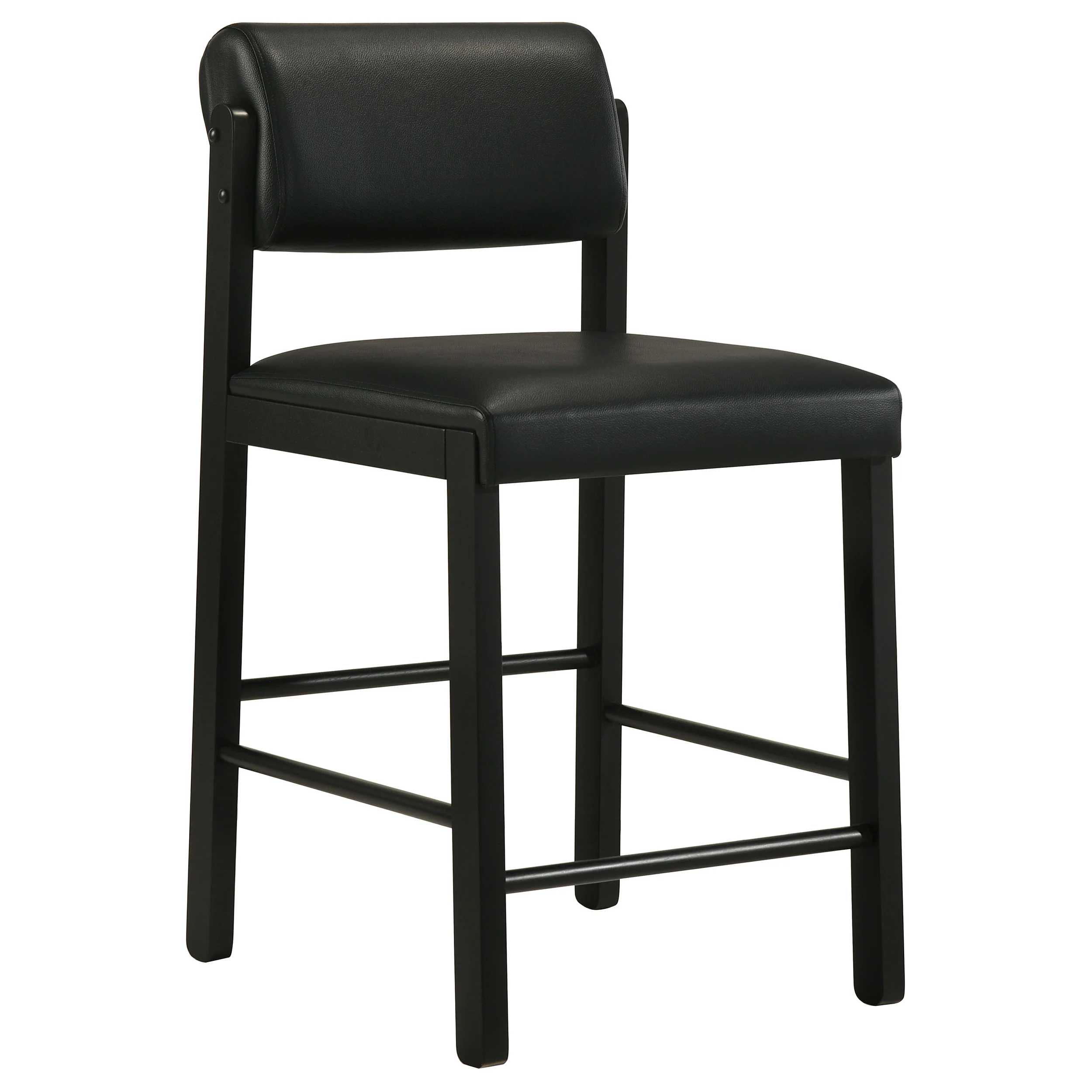Hamlyn 5-Piece Round Counter Height Dining Set, Black - Image 4