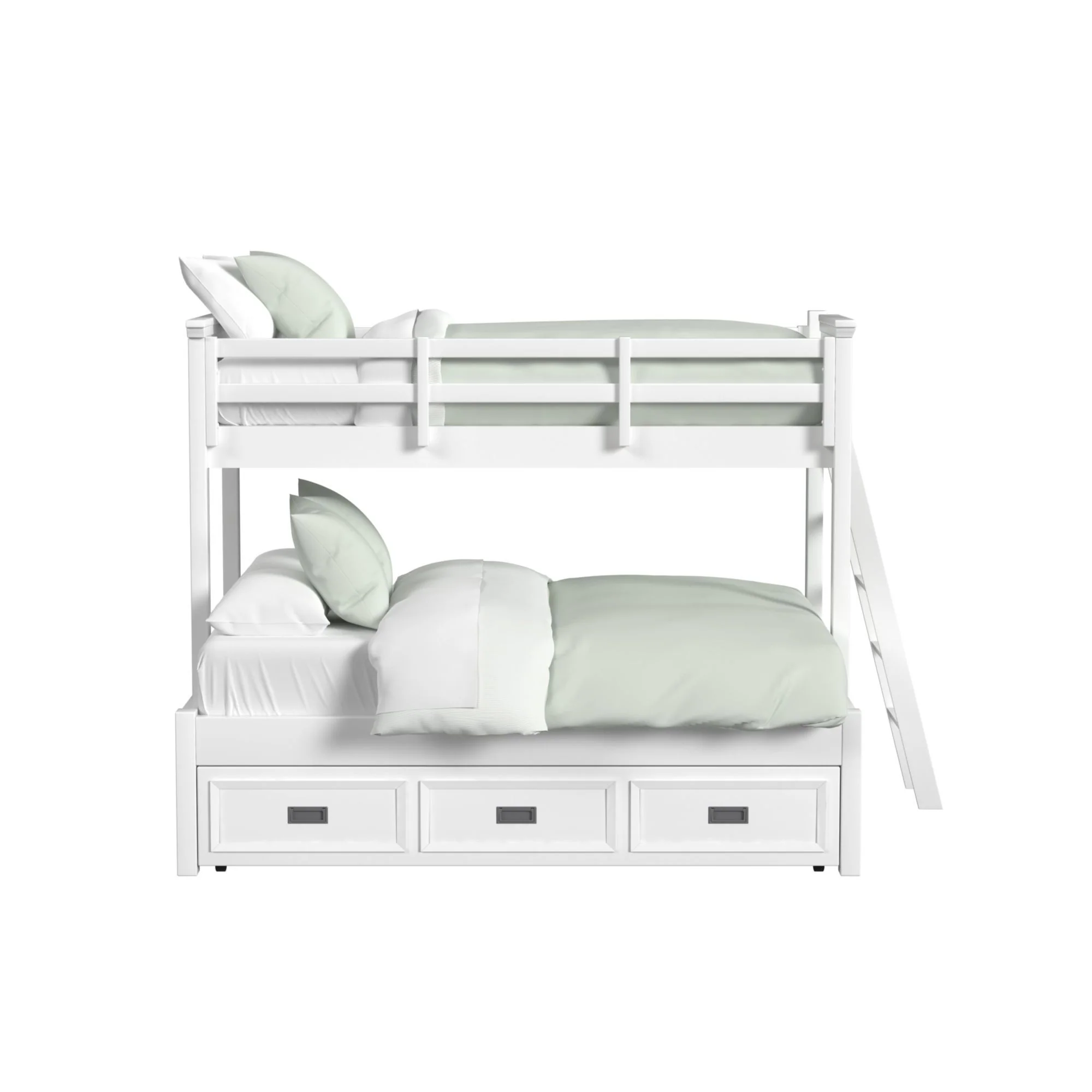 Hampton Kids - Bunk With Ladder And Trundle - Image 19