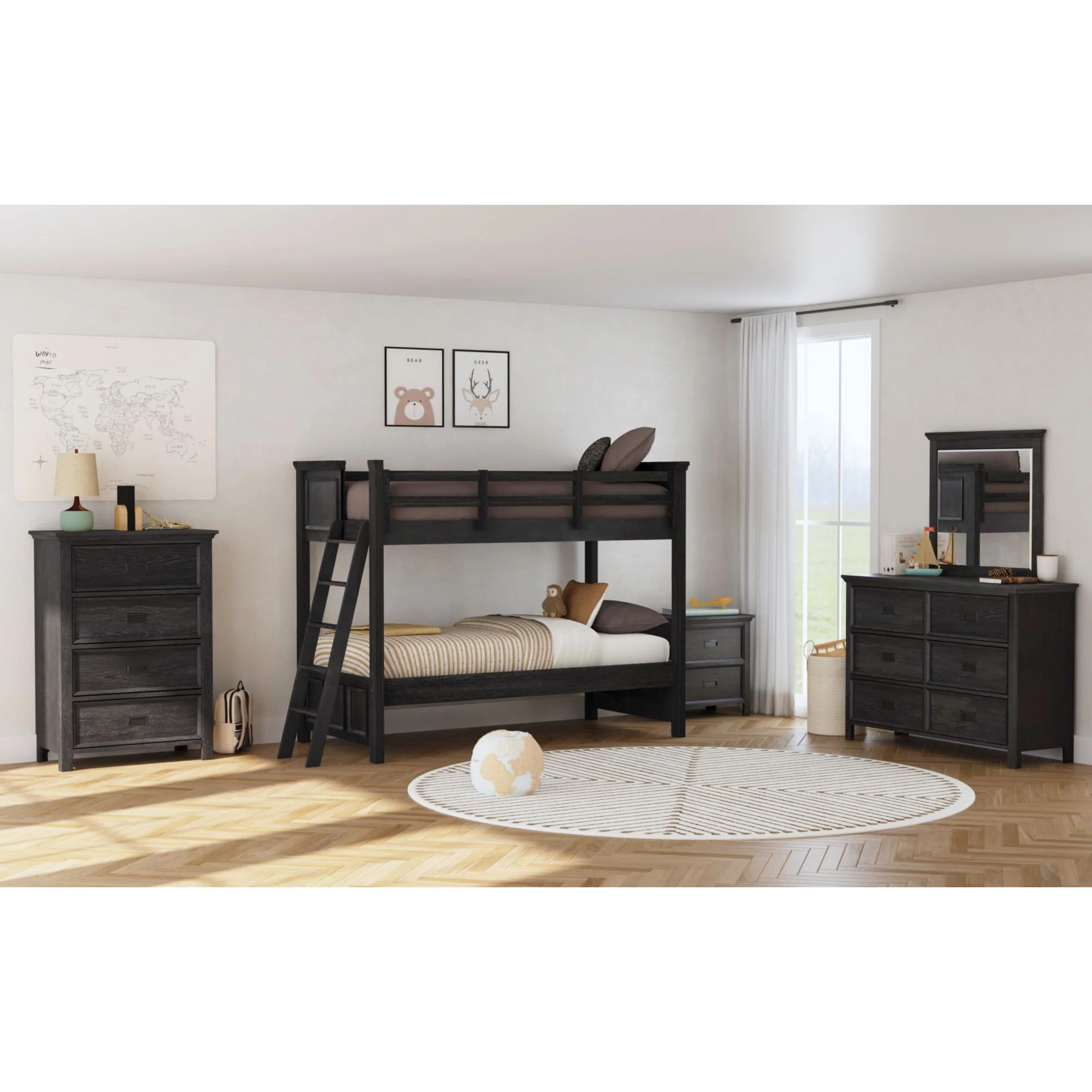 Hampton Kids - Bunk With Ladder Bedroom Set - Image 23