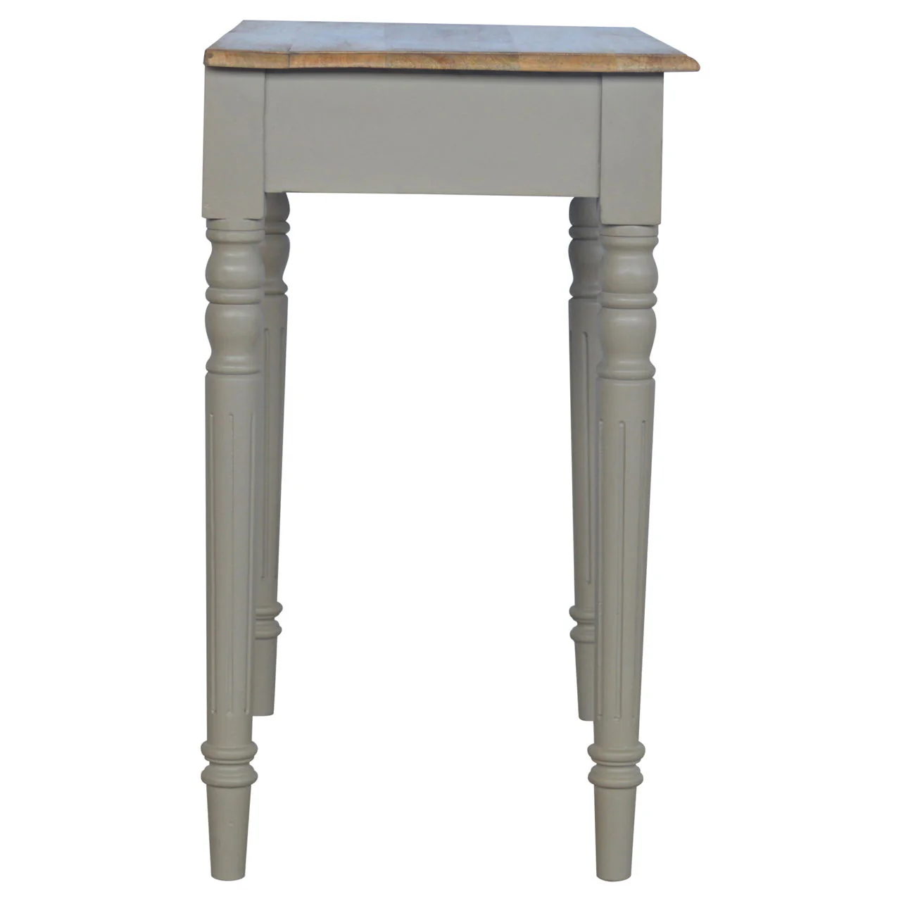 Hand Painted Writing Desk - Gray - Image 9