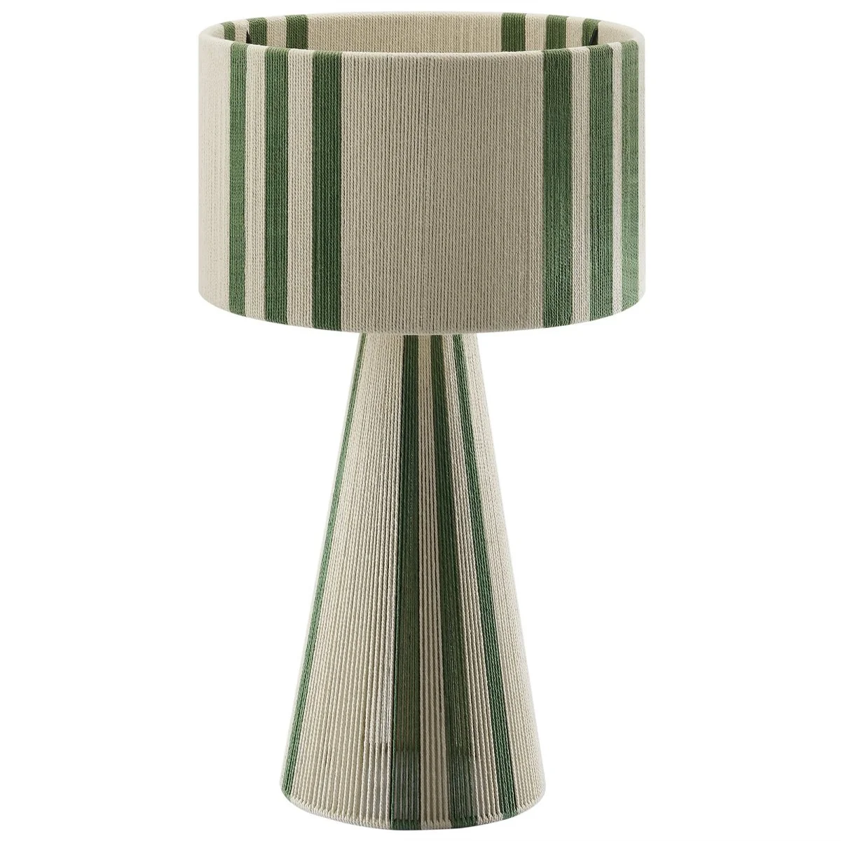 Handwoven Cotton Thread Table Lamp – Decorative Ambient Lighting for Home - Image 11