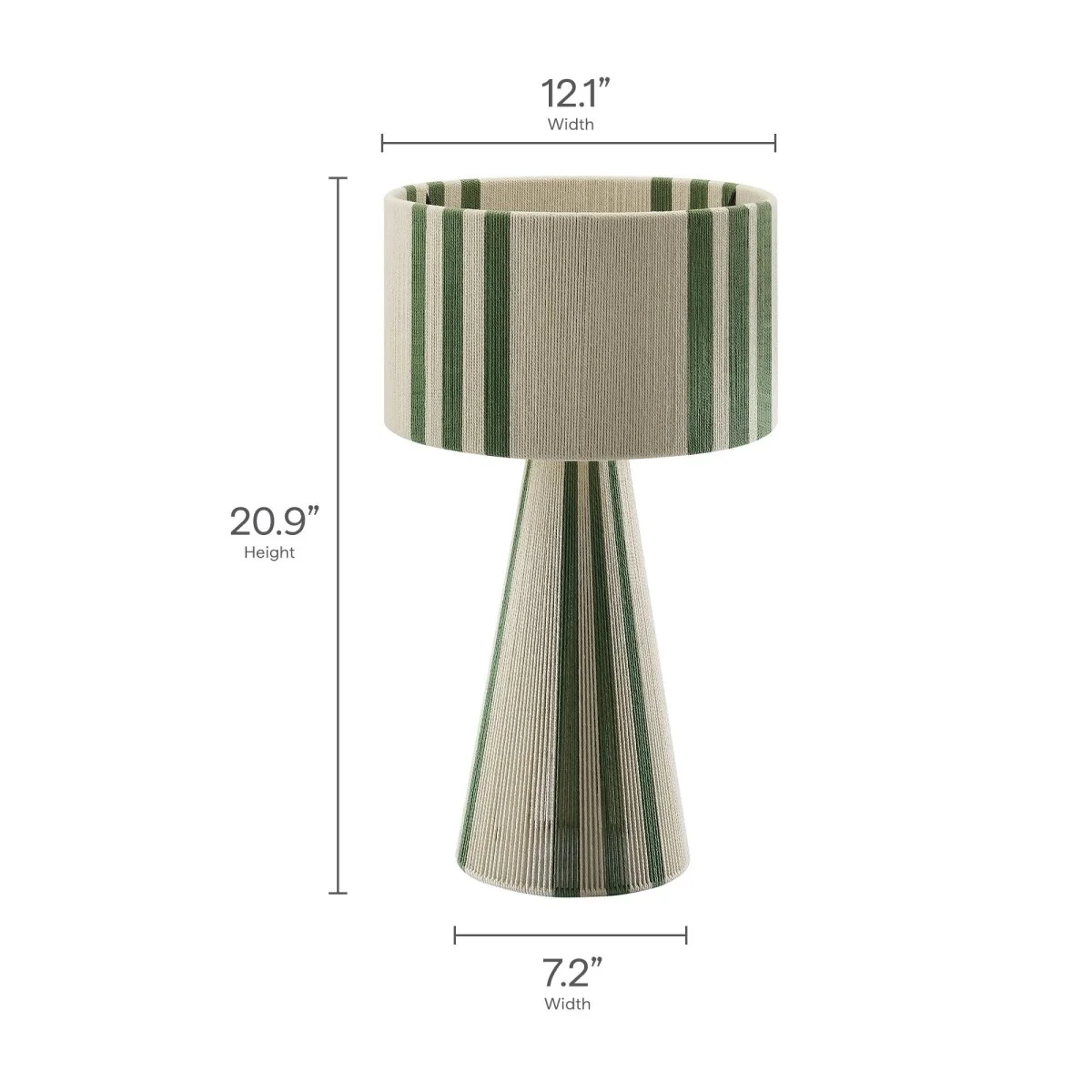 Handwoven Cotton Thread Table Lamp – Decorative Ambient Lighting for Home - Image 14
