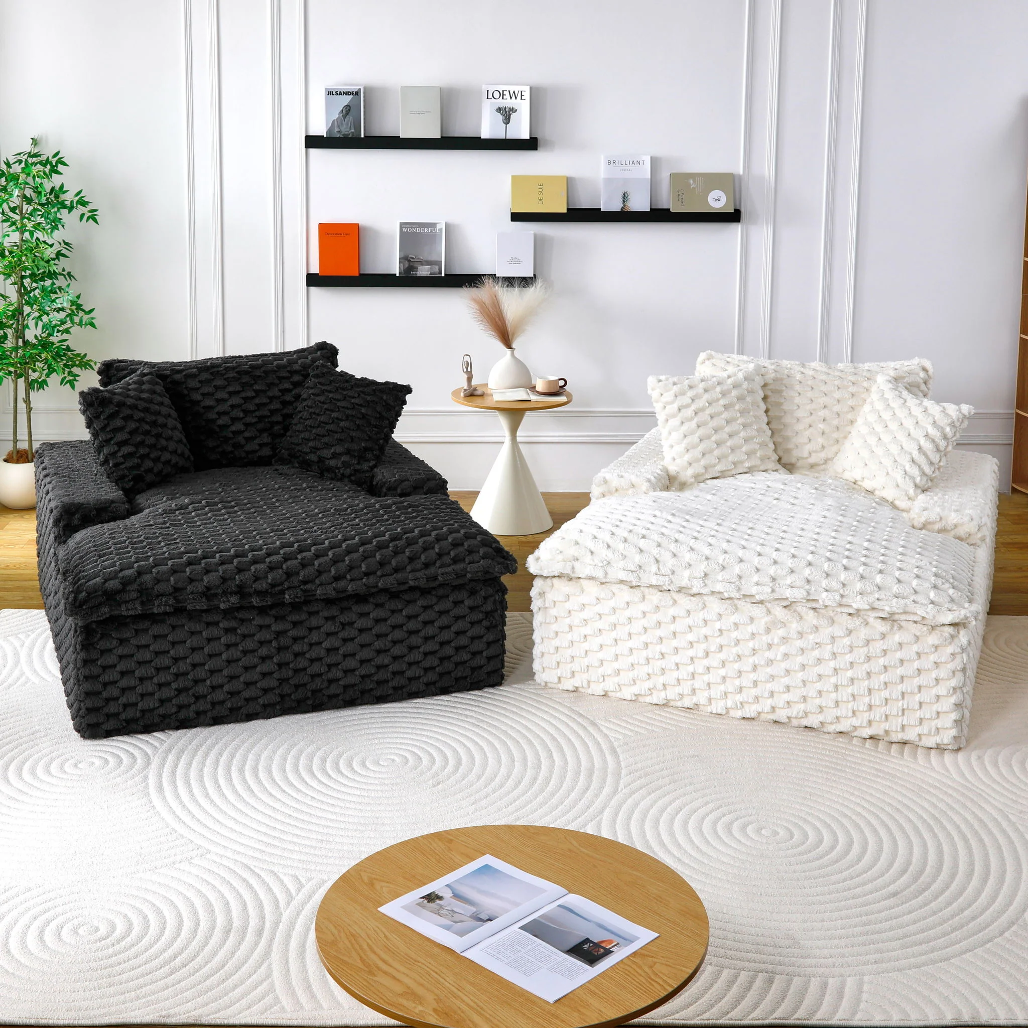 Harbor - Luxury Sofa Turtle Fleece Fabric - Image 4